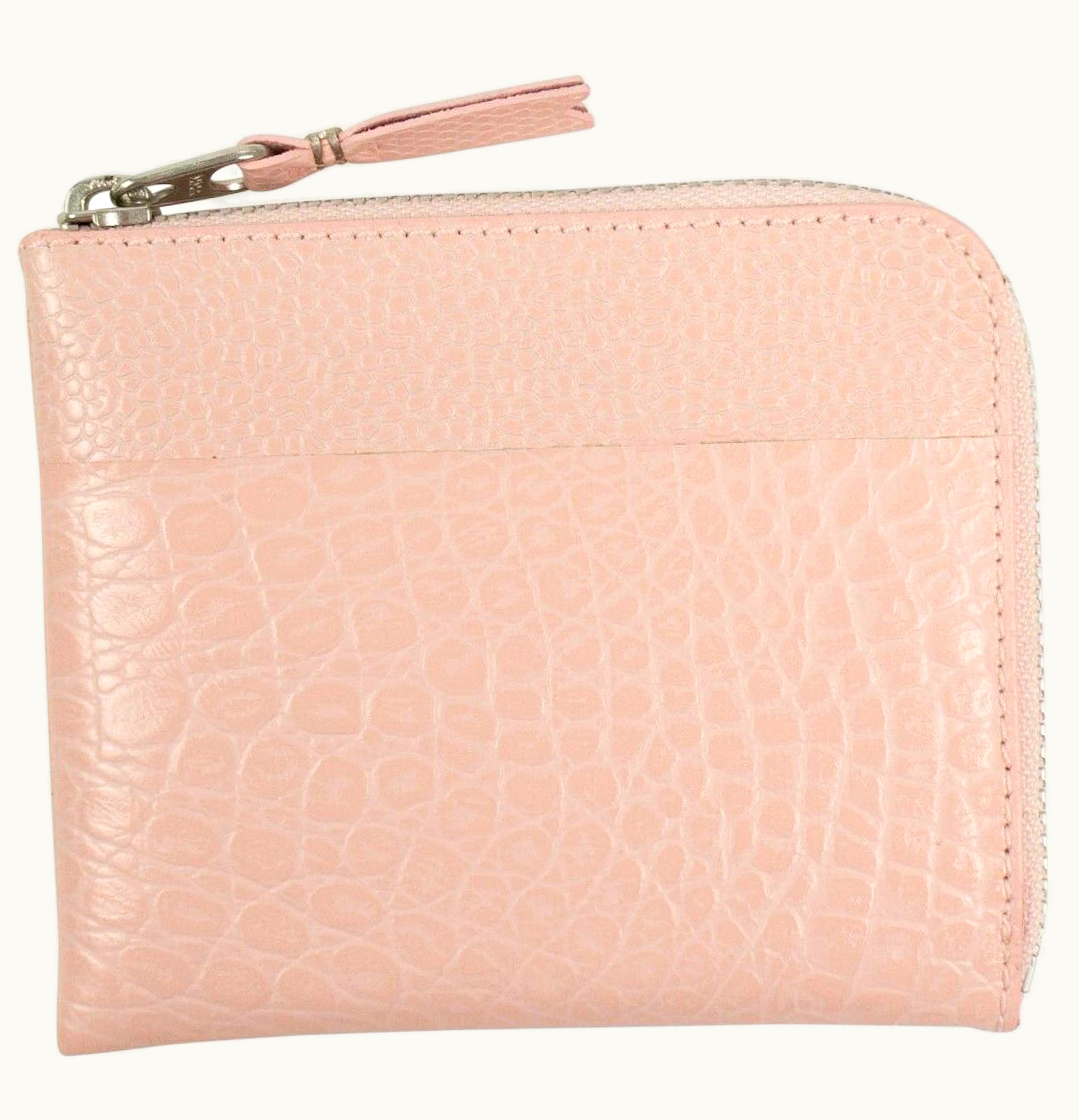 Comme Des Garçons Comme des Garcons SA3100RP Wallet Reptile Embossed Pink