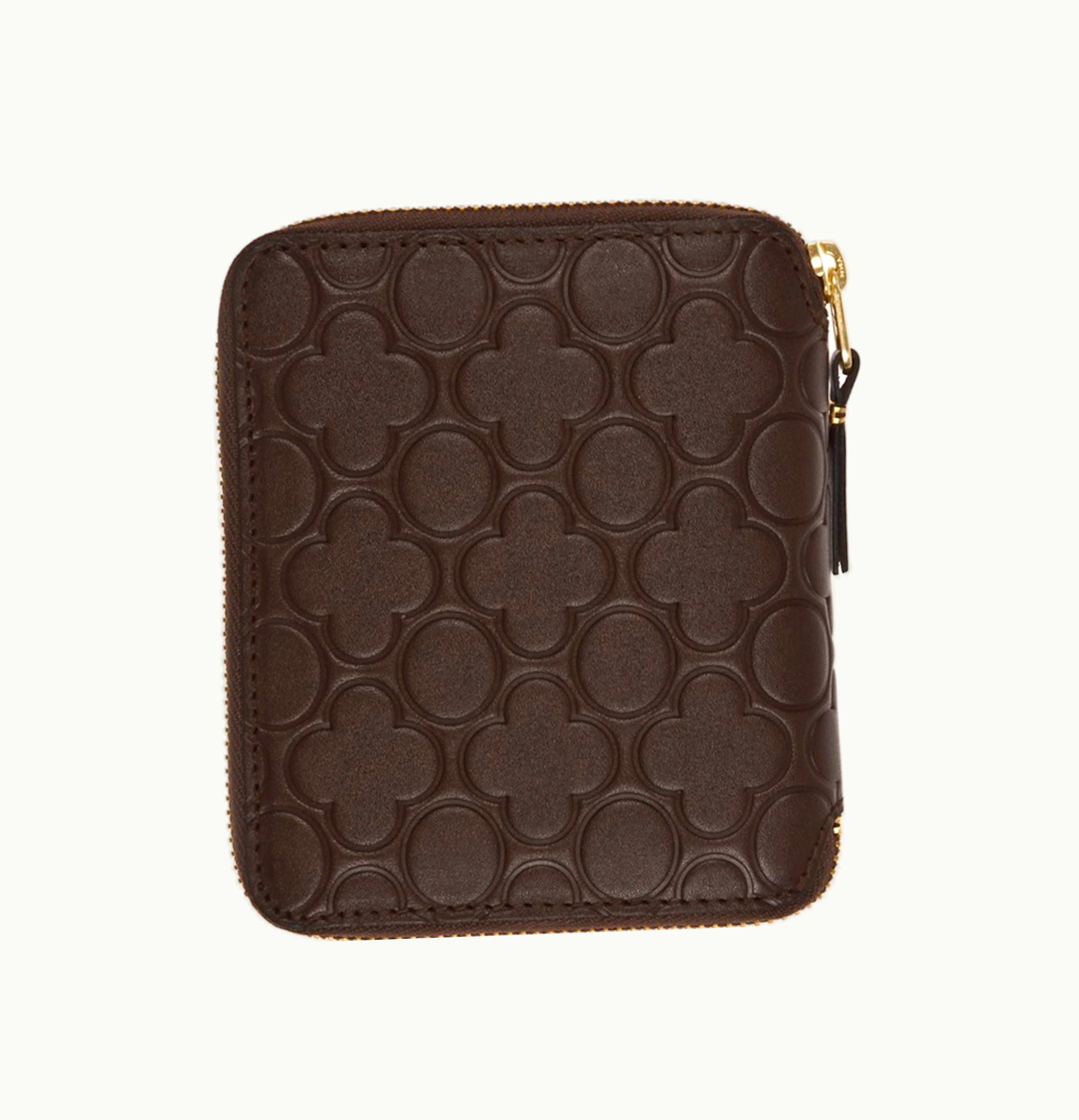 Comme Des Garçons Comme des Garcons SA210EB Classic Embossed B Wallet Brown