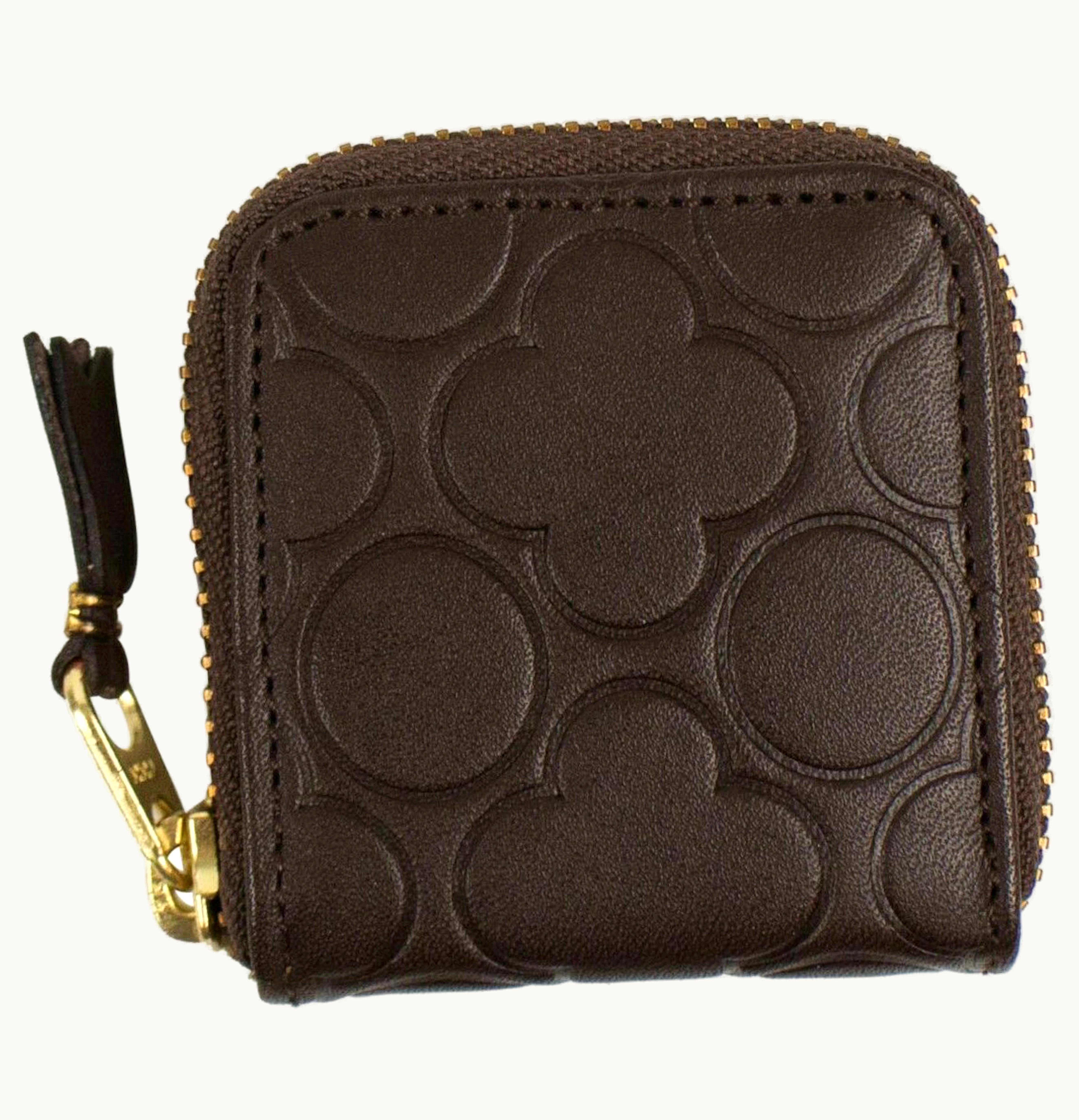 Comme Des Garçons Comme des Garcons SA4100EB Wallet Classic Embossed B Brown