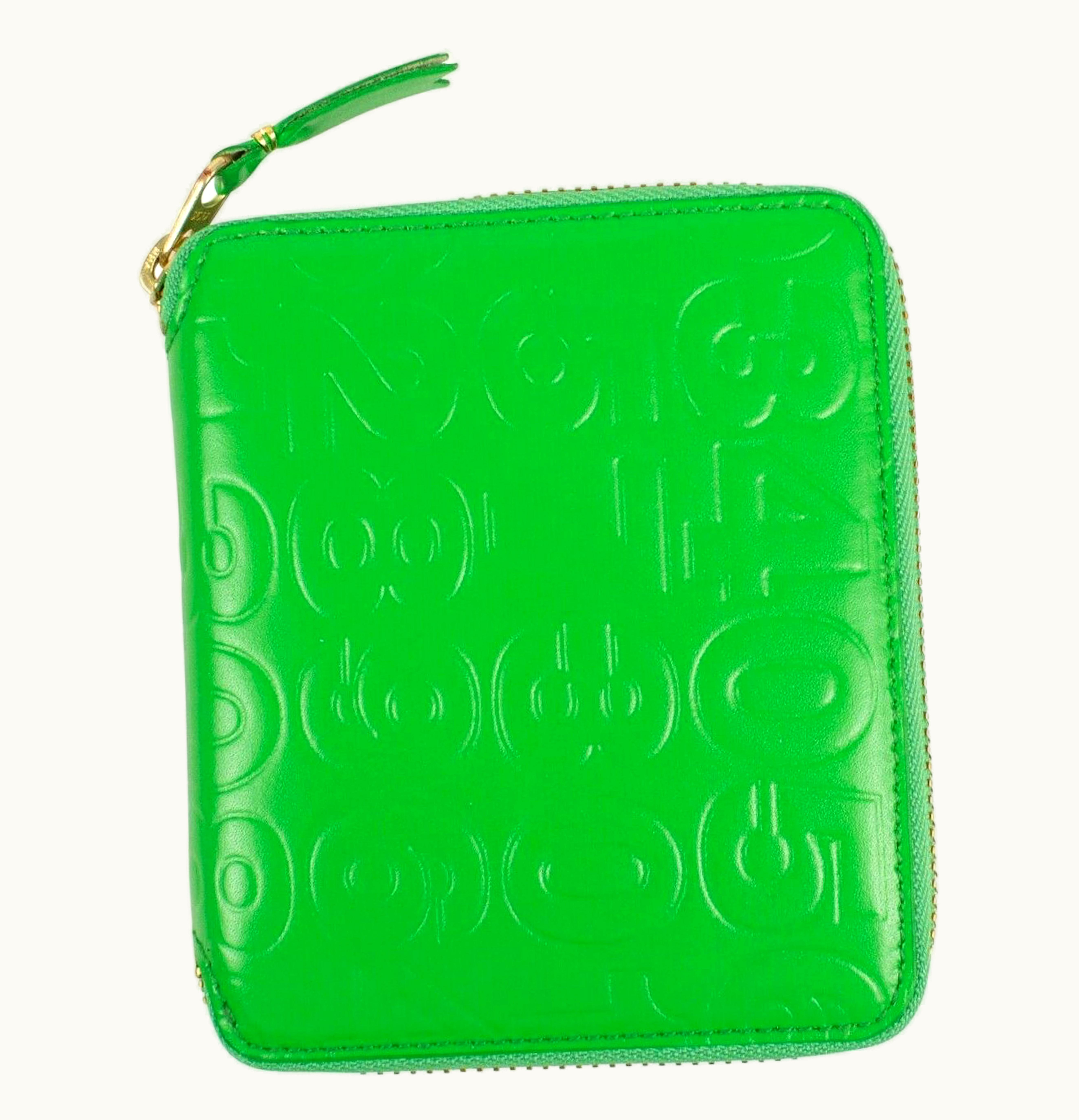 Comme Des Garçons Comme des Garcons SA210ED Wallet Number Embossed Square Green