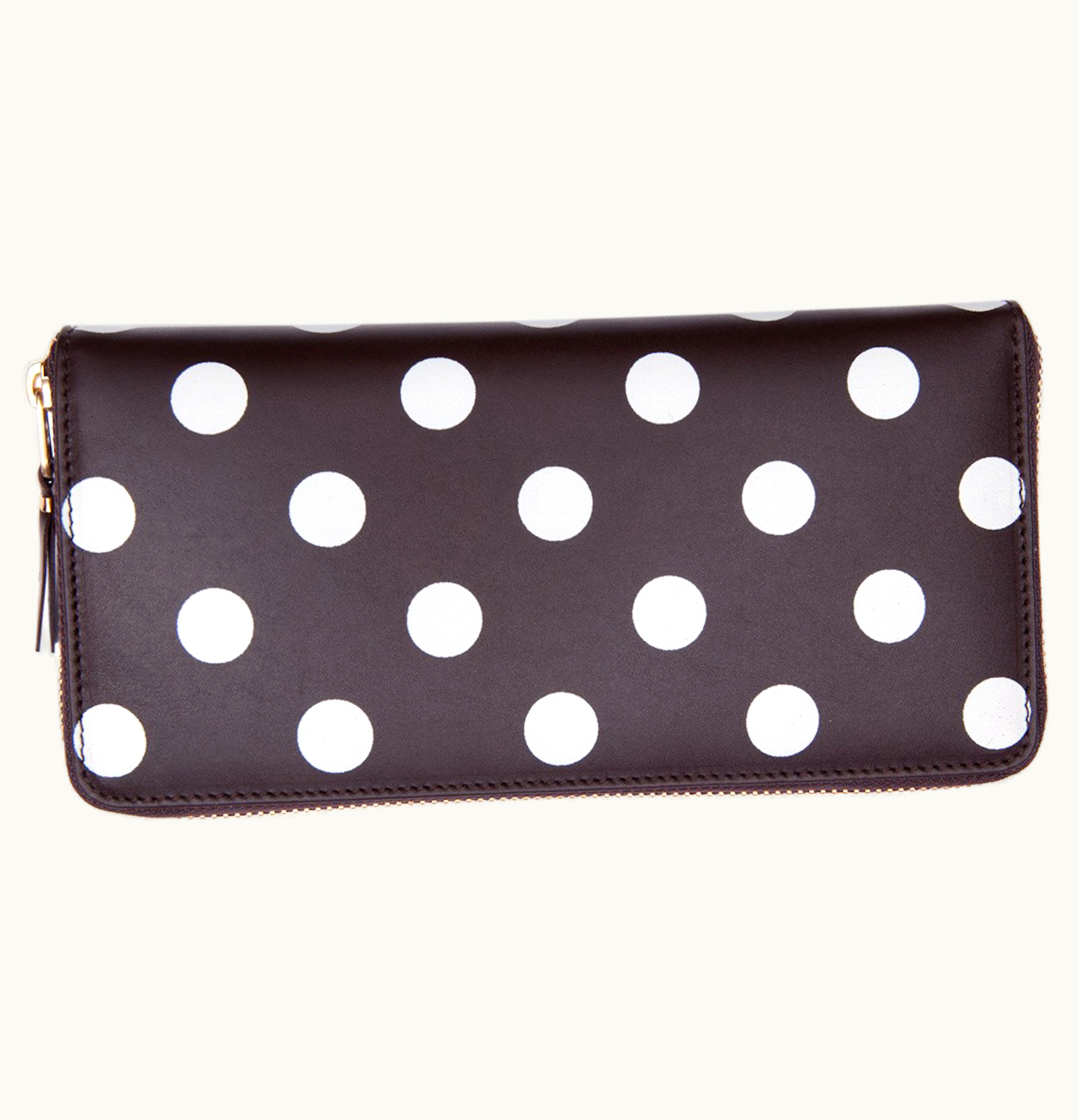 Comme Des Garçons Comme des Garcons SA0110PD Wallet Polka Dots Brown