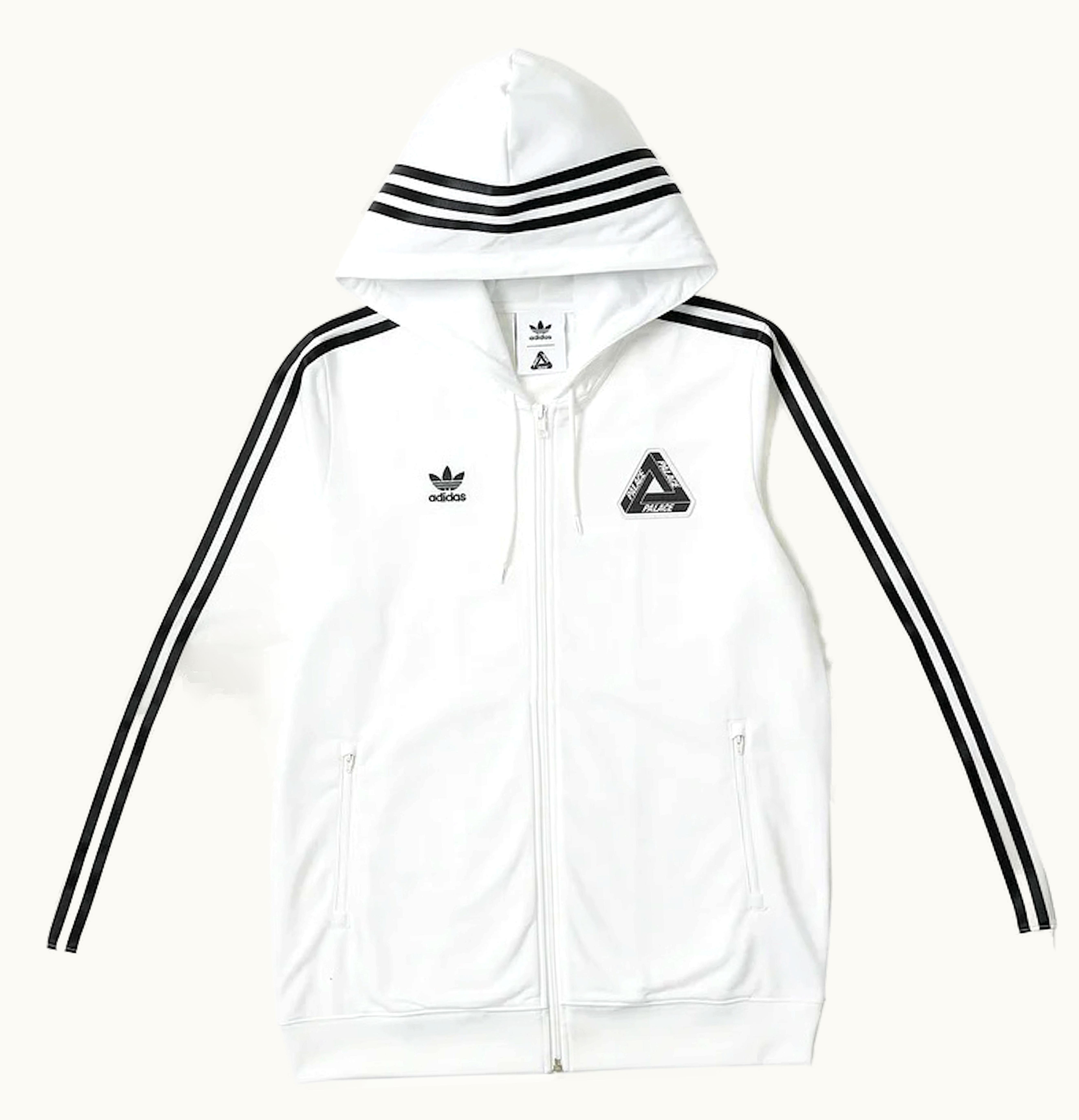 Palace Palace Adidas Hooded Firebird Track Top SS23 White