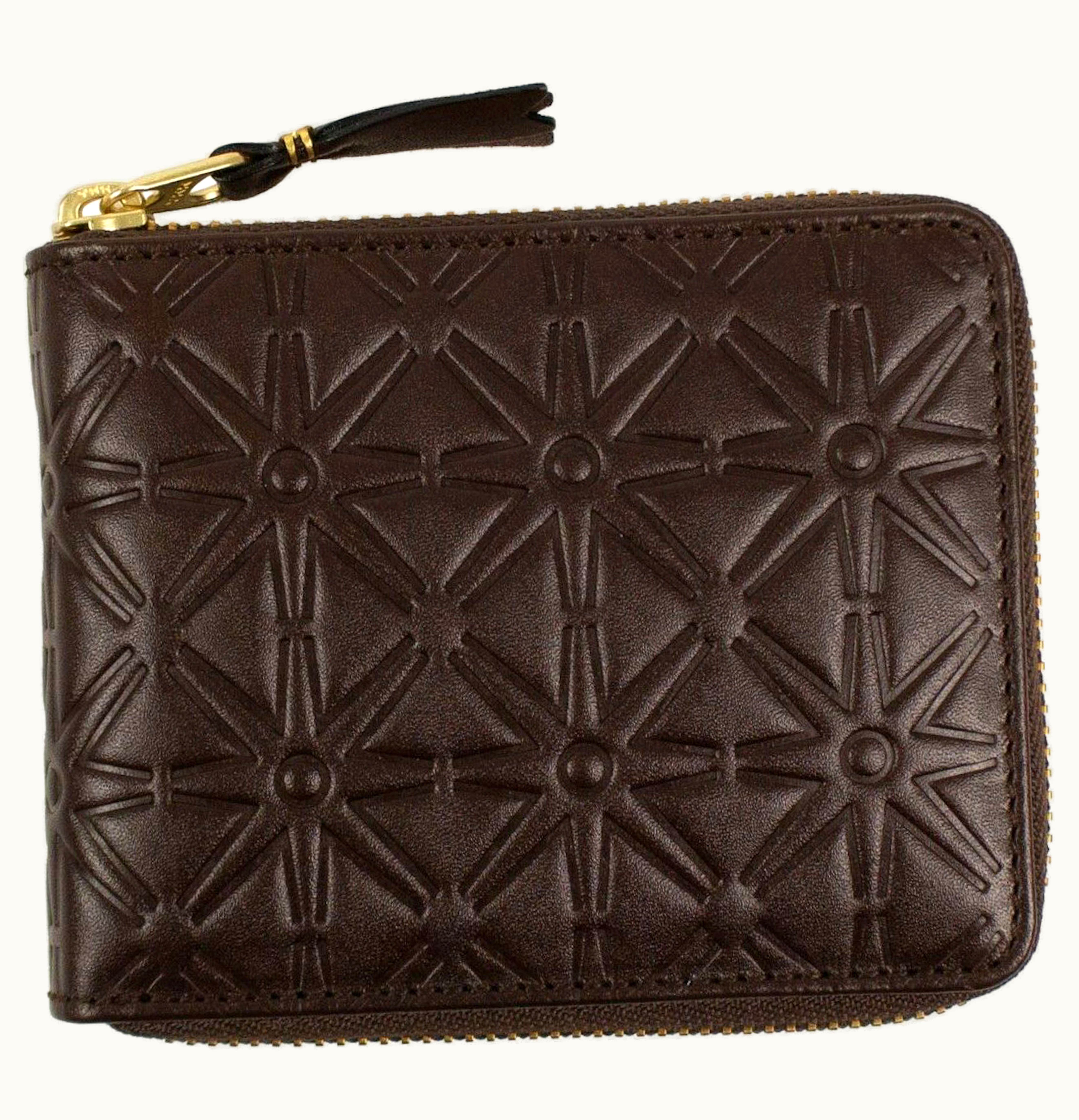 Comme Des Garçons Comme des Garcons SA710EA Wallet Embossed A Brown