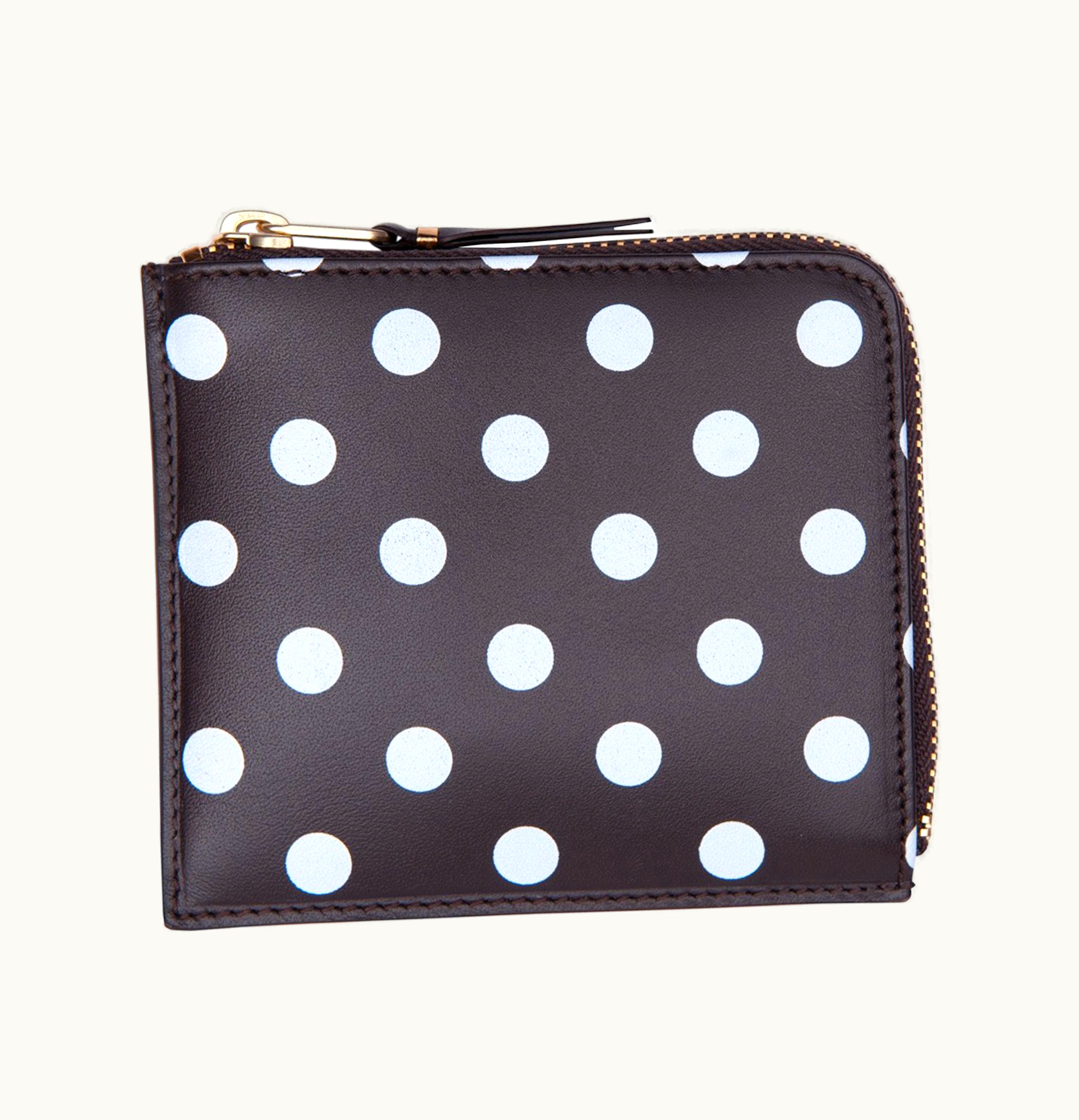 Comme Des Garçons Comme des Garcons SA3100PD Wallet Polka Dots Brown