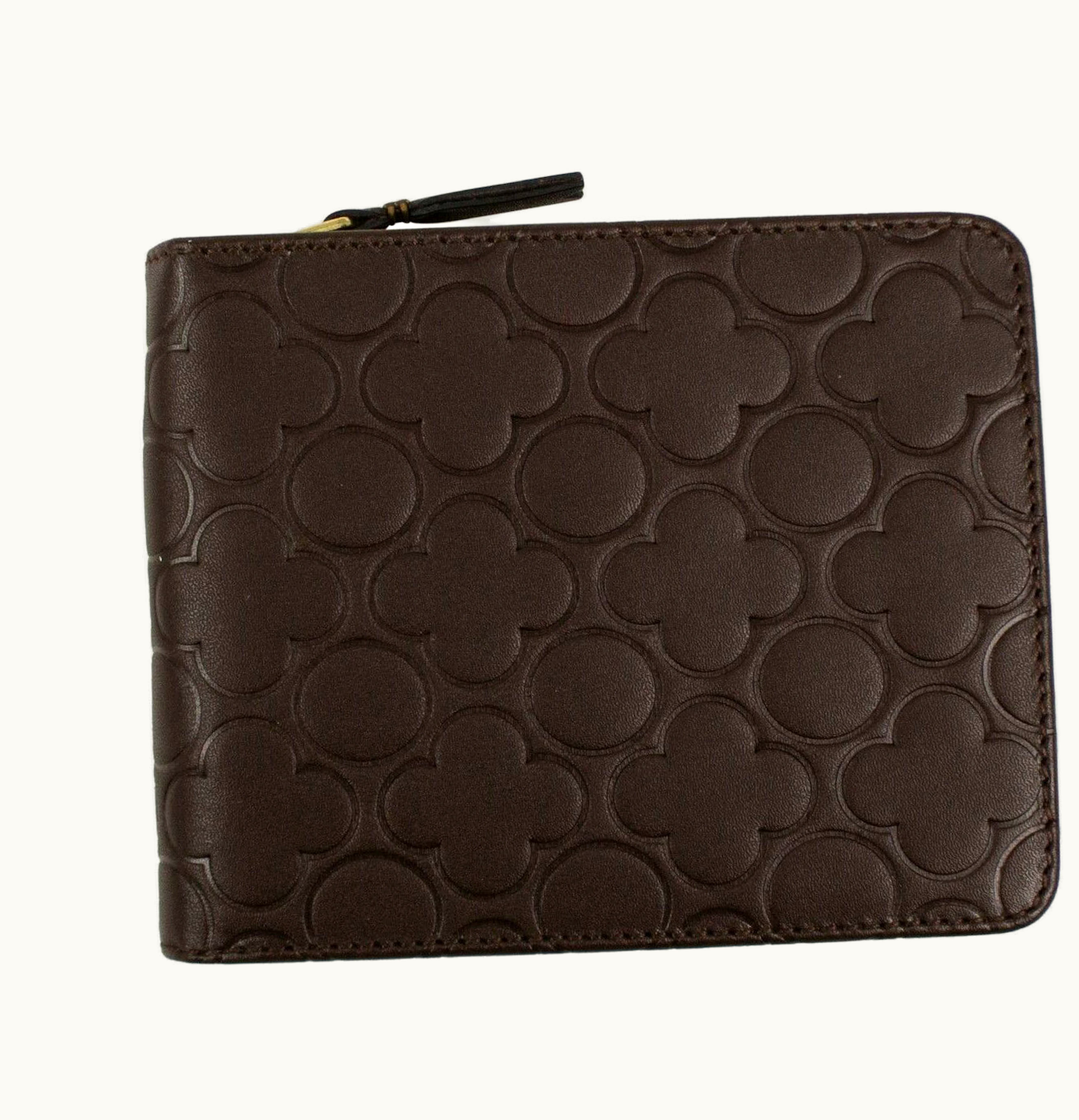 Comme Des Garçons Comme des Garcons SA9100EB Wallet Classic Embossed Brown