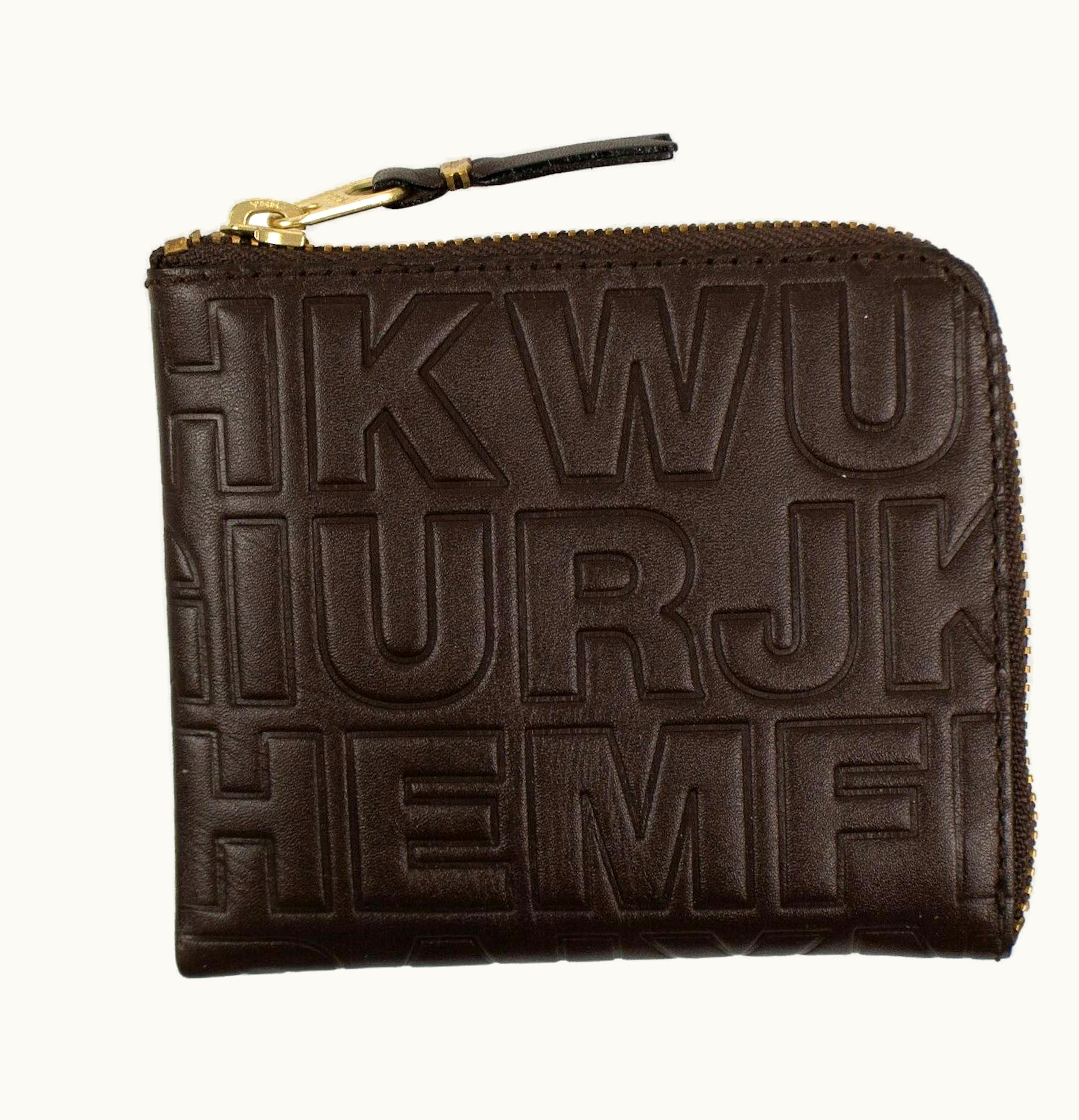 Comme Des Garçons Comme des Garcons SA310EC Wallet Letter HKWU Embossed Brown