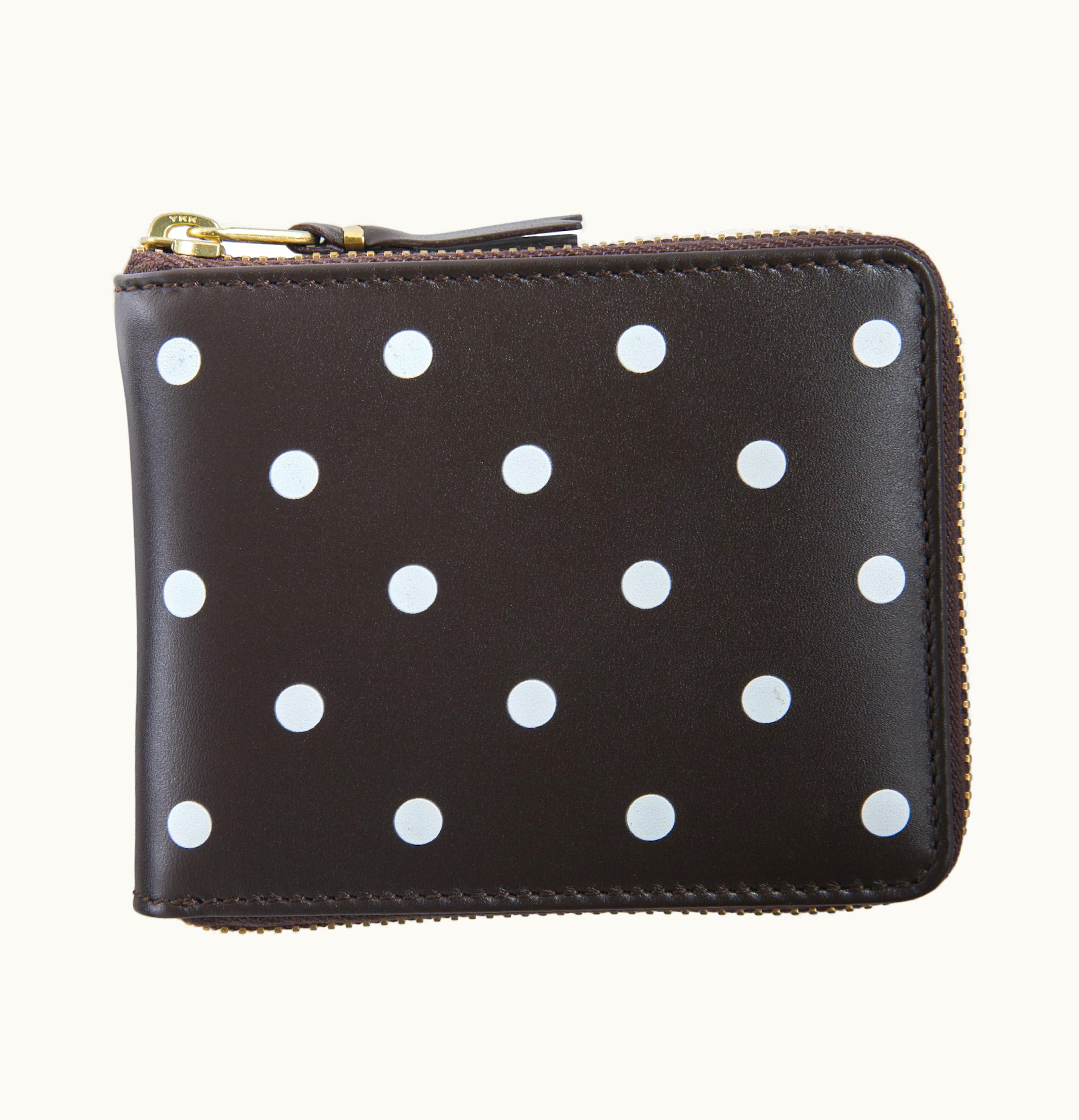 Comme Des Garçons Comme des Garcons SA7100PD Wallet Polka Dots Brown