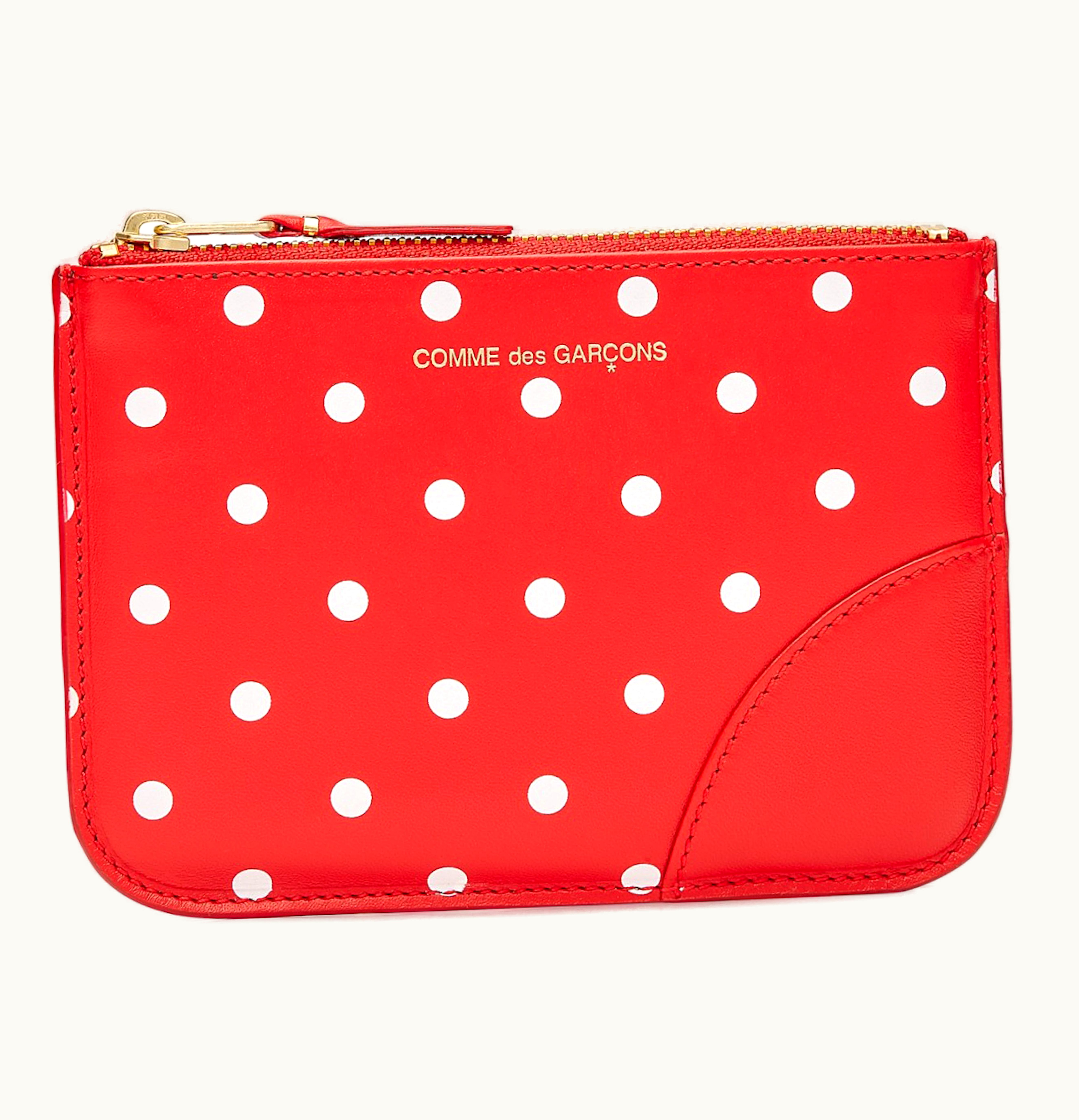 Comme Des Garçons Comme des Garcons SA8100PD Wallet Polka Dots Red