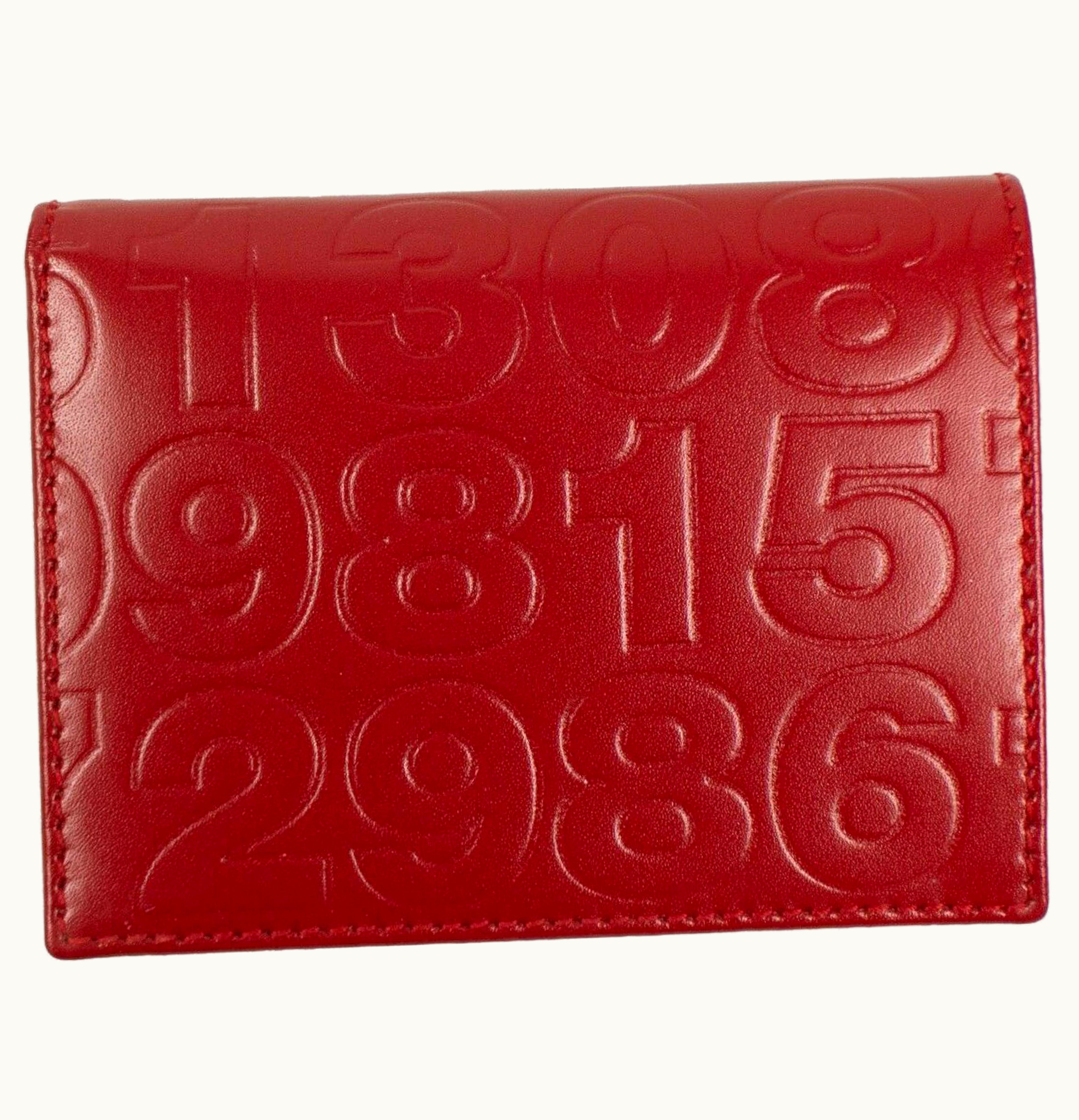 Comme Des Garçons Comme des Garcons SA620ED Wallet Number 1308 Embossed Red