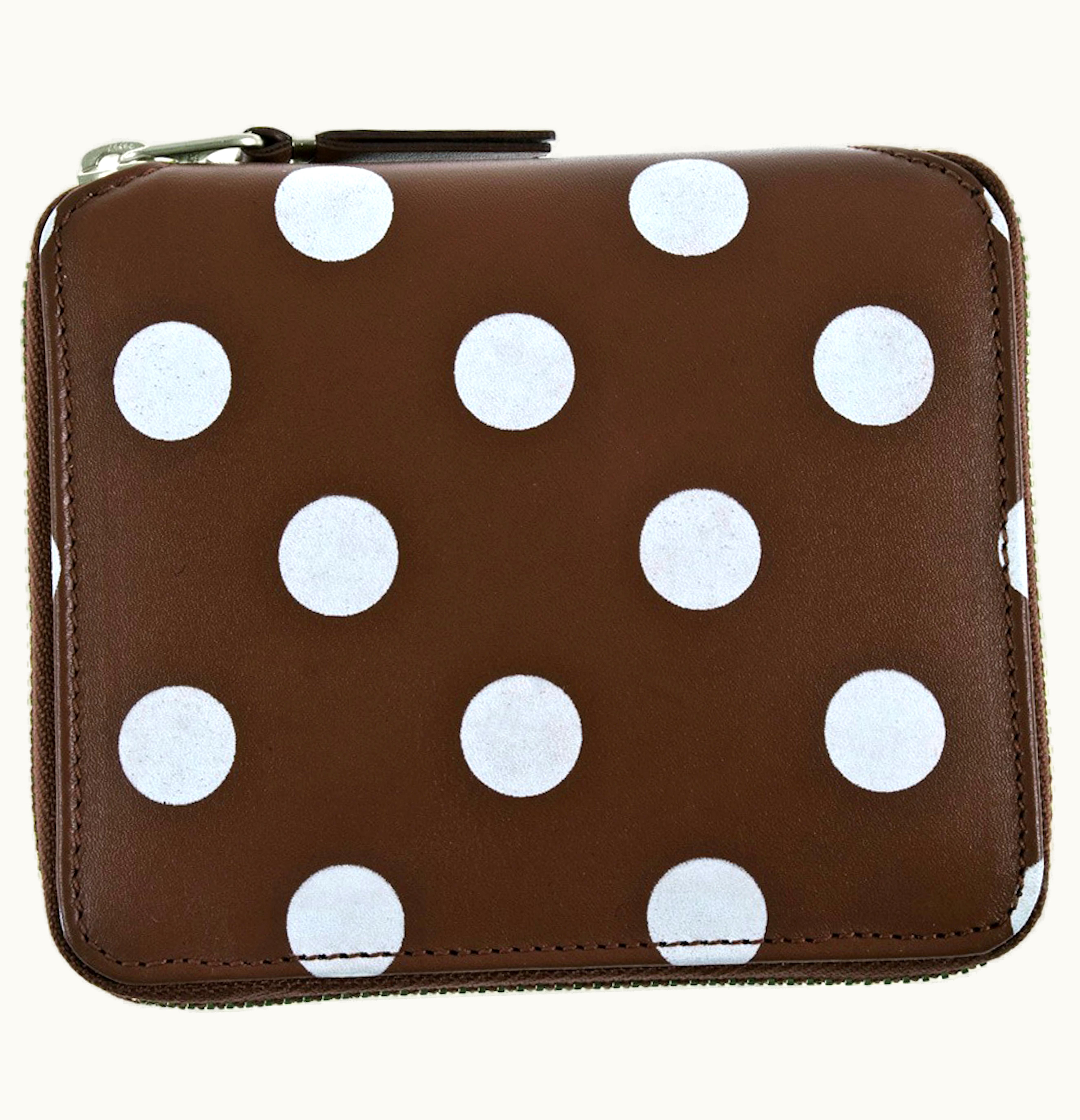Comme Des Garçons Comme des Garcons SA2100PD Wallet Polka Dots Brown