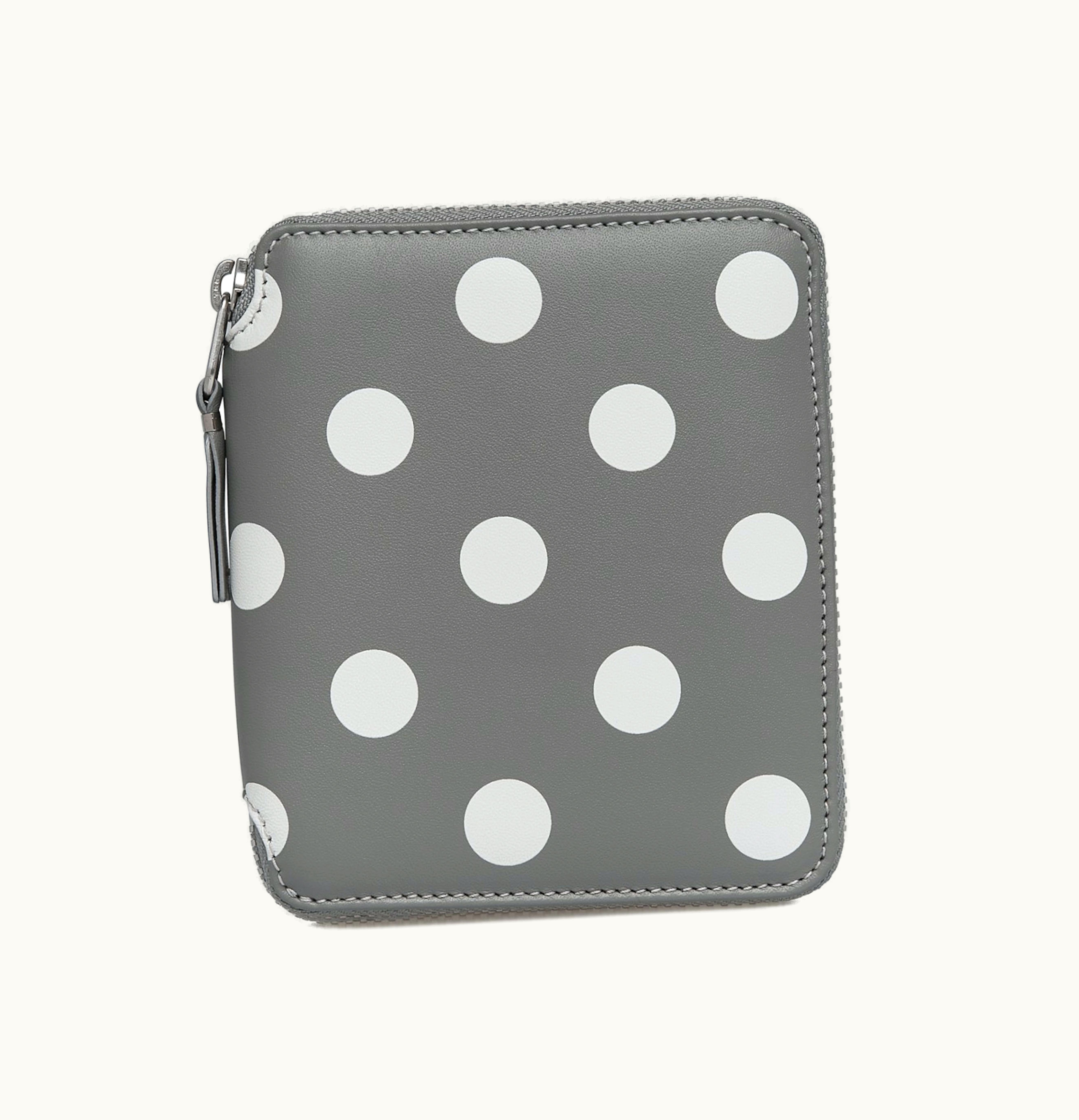 Comme Des Garçons Comme des Garcons SA2100PD Wallet Polka Dots Grey