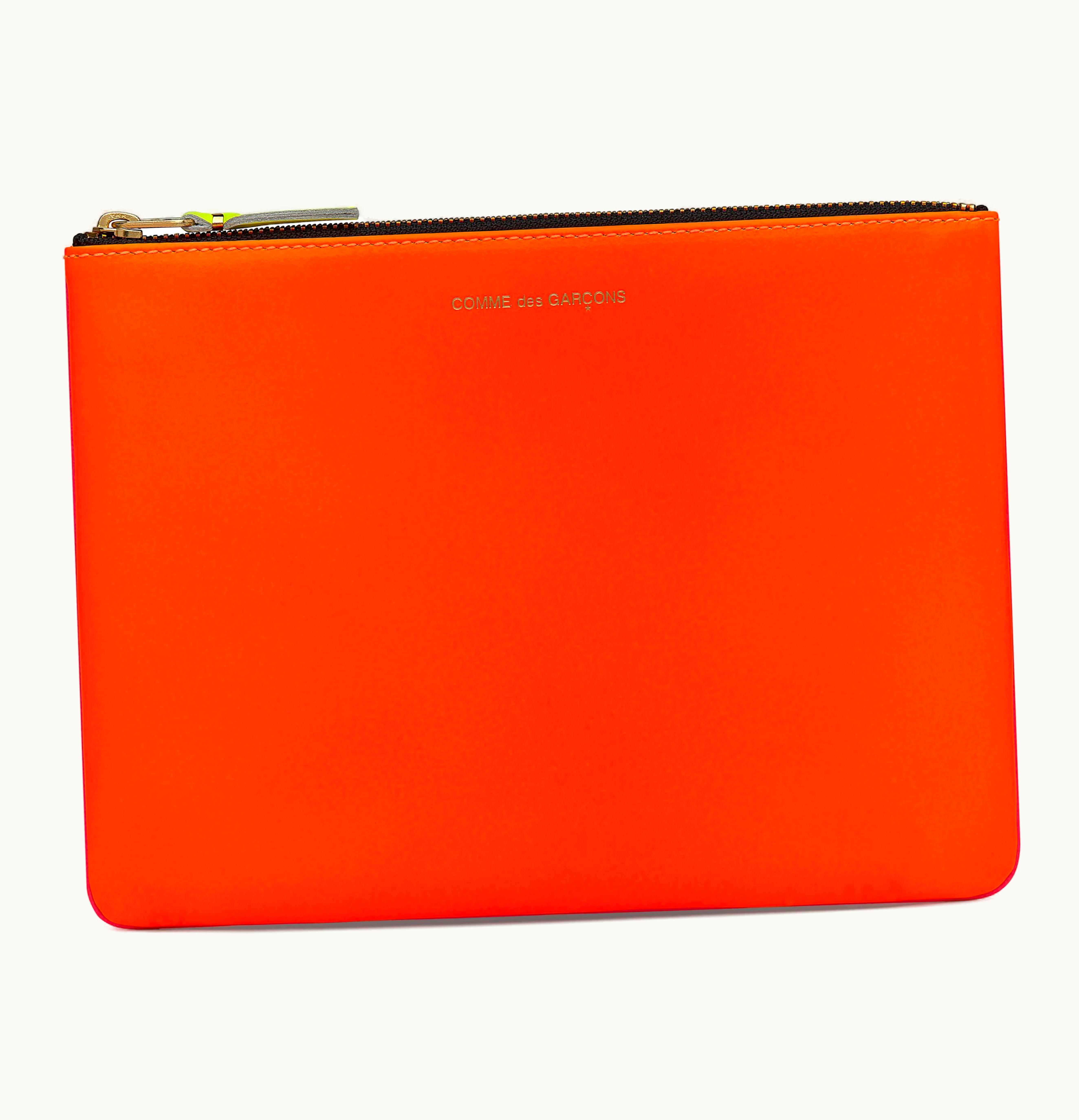 Comme Des Garçons Comme des Garcons SA5100SF New Super Fluo Wallet Orange Pink
