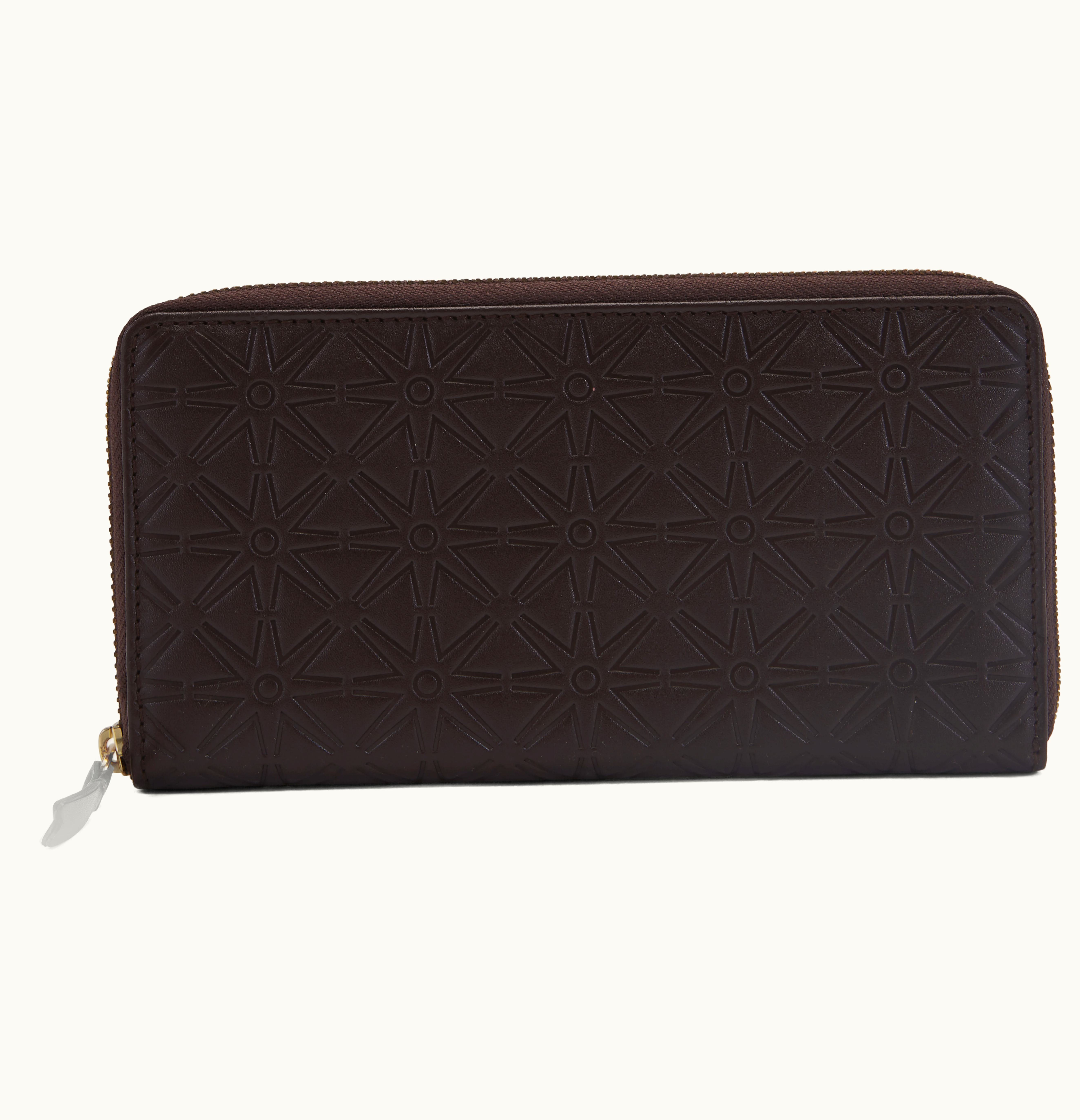 Comme Des Garçons Comme des Garcons SA010EA Wallet Star Embossed Brown