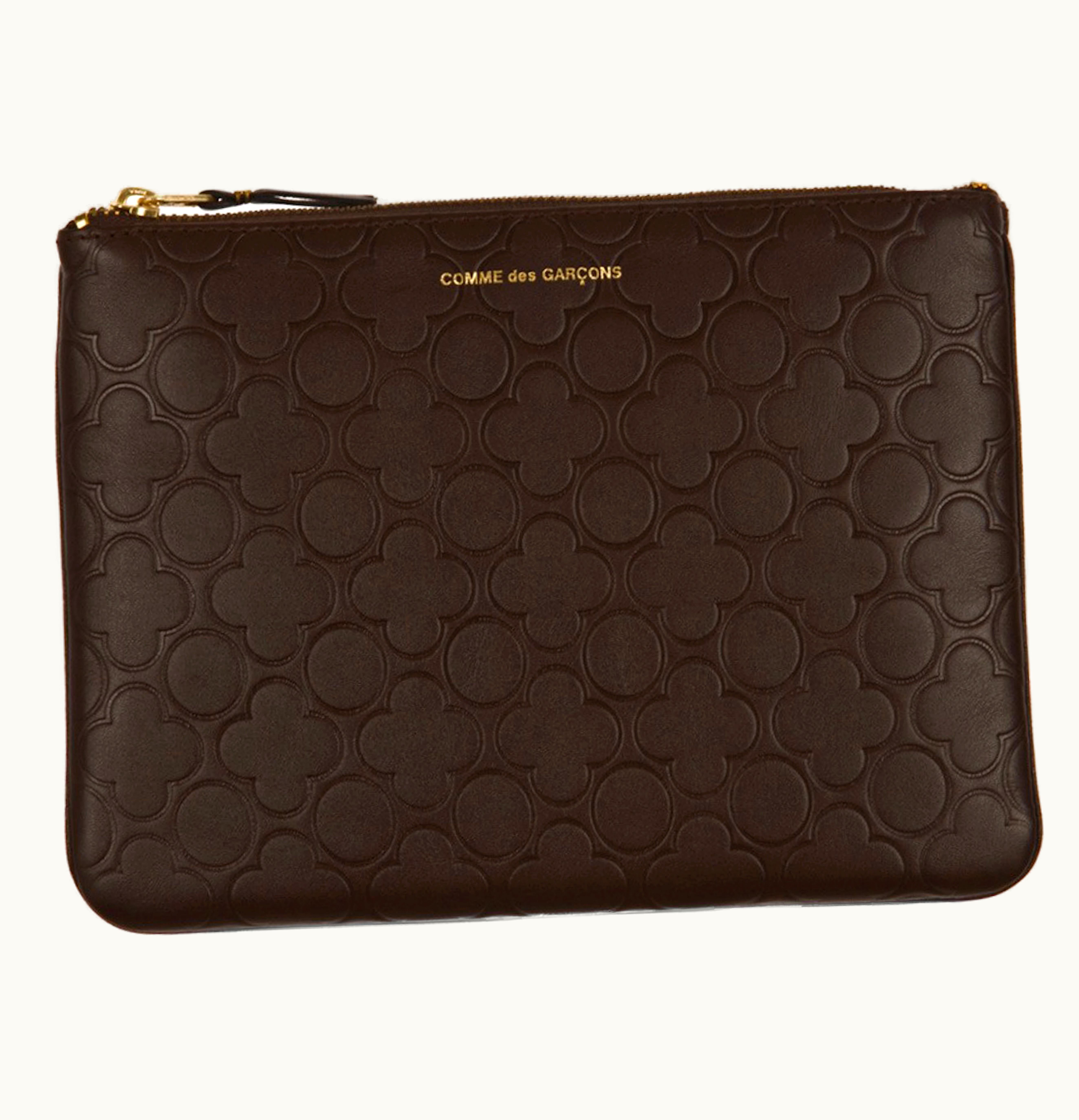 Comme Des Garçons Comme des Garcons SA510EB Classic Embossed B Wallet Brown