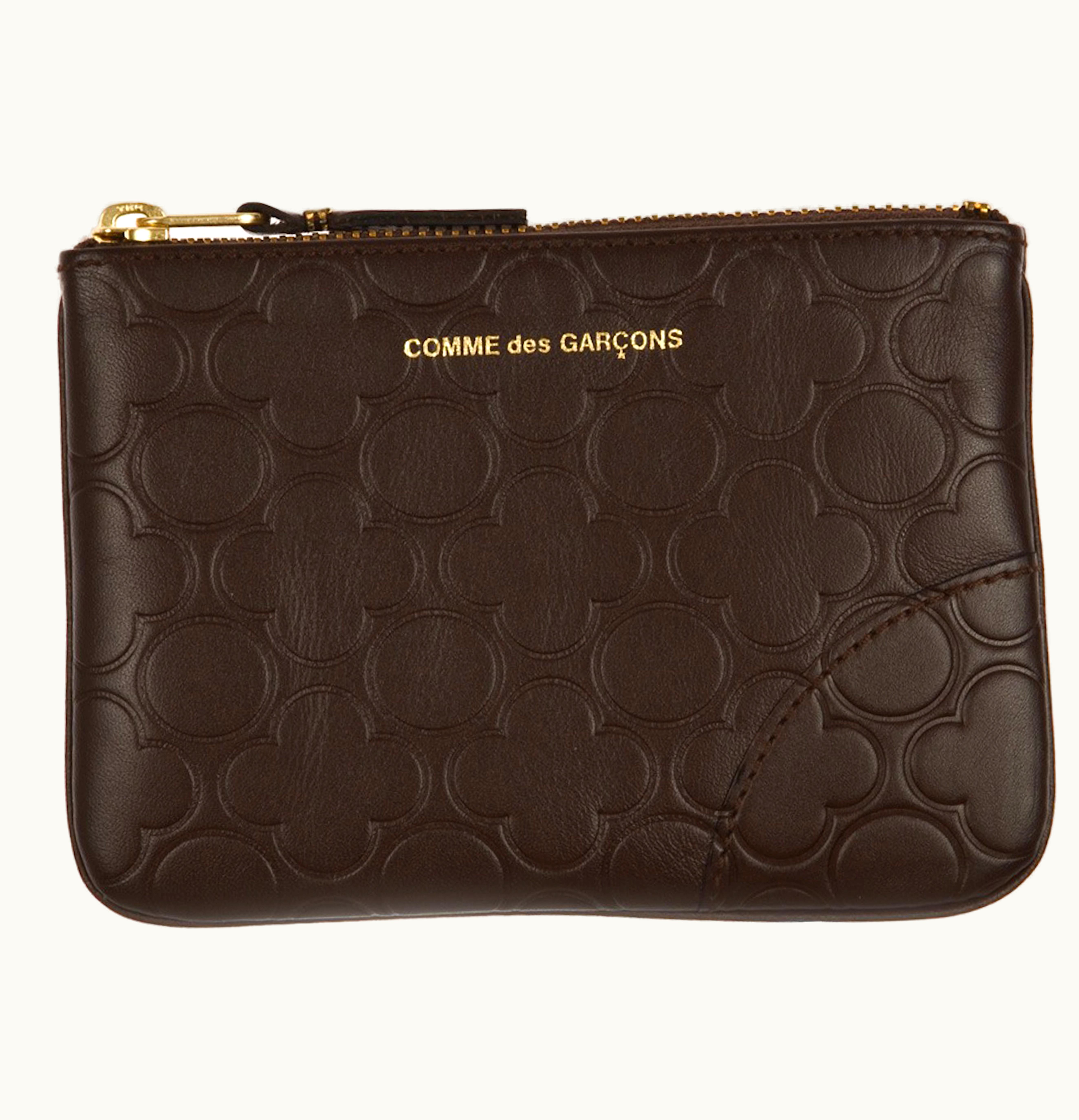 Comme Des Garçons Comme des Garcons SA810EB Classic Embossed B Wallet Brown