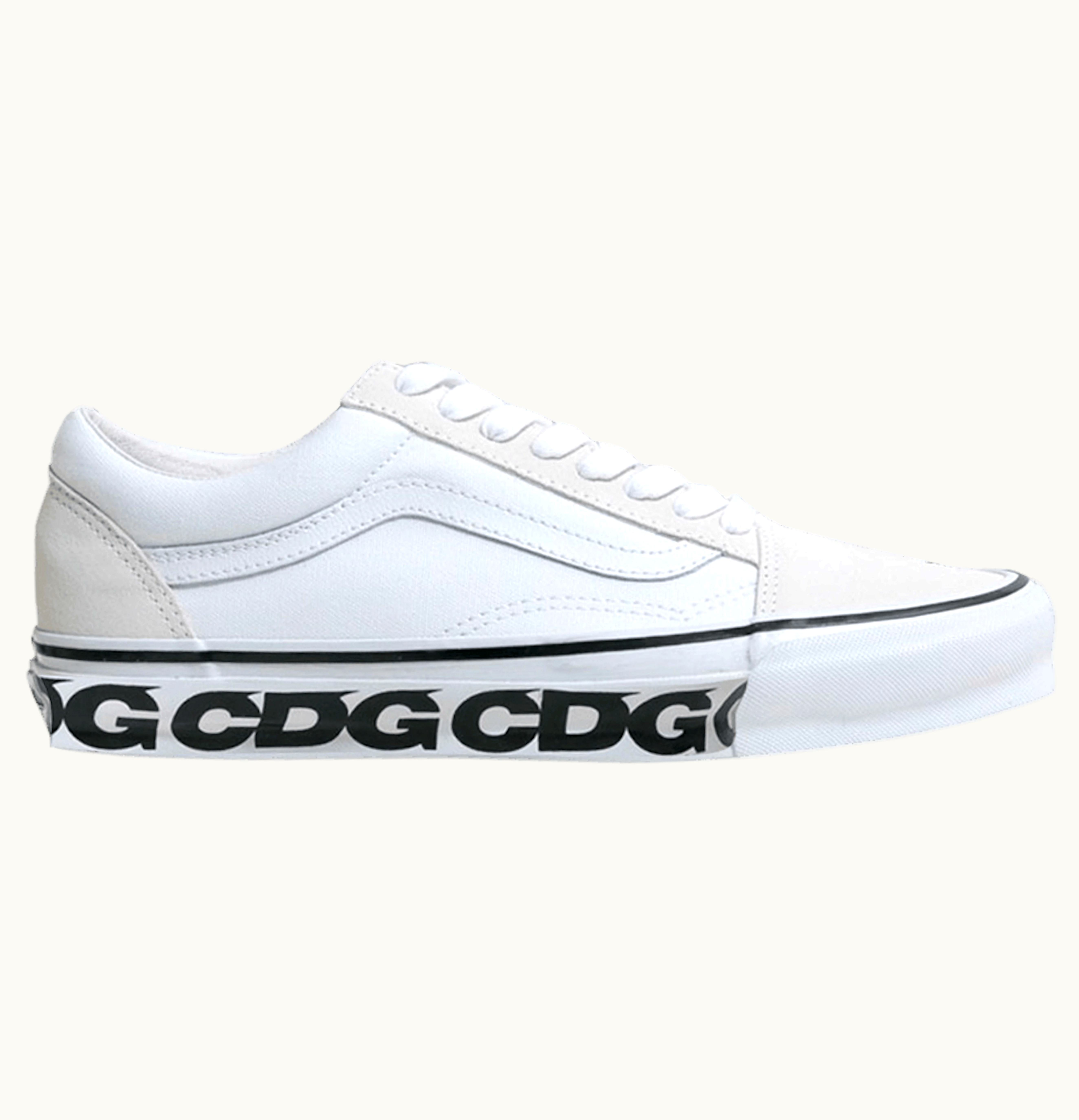 Vans Old Skool Commes Des Garcons White
