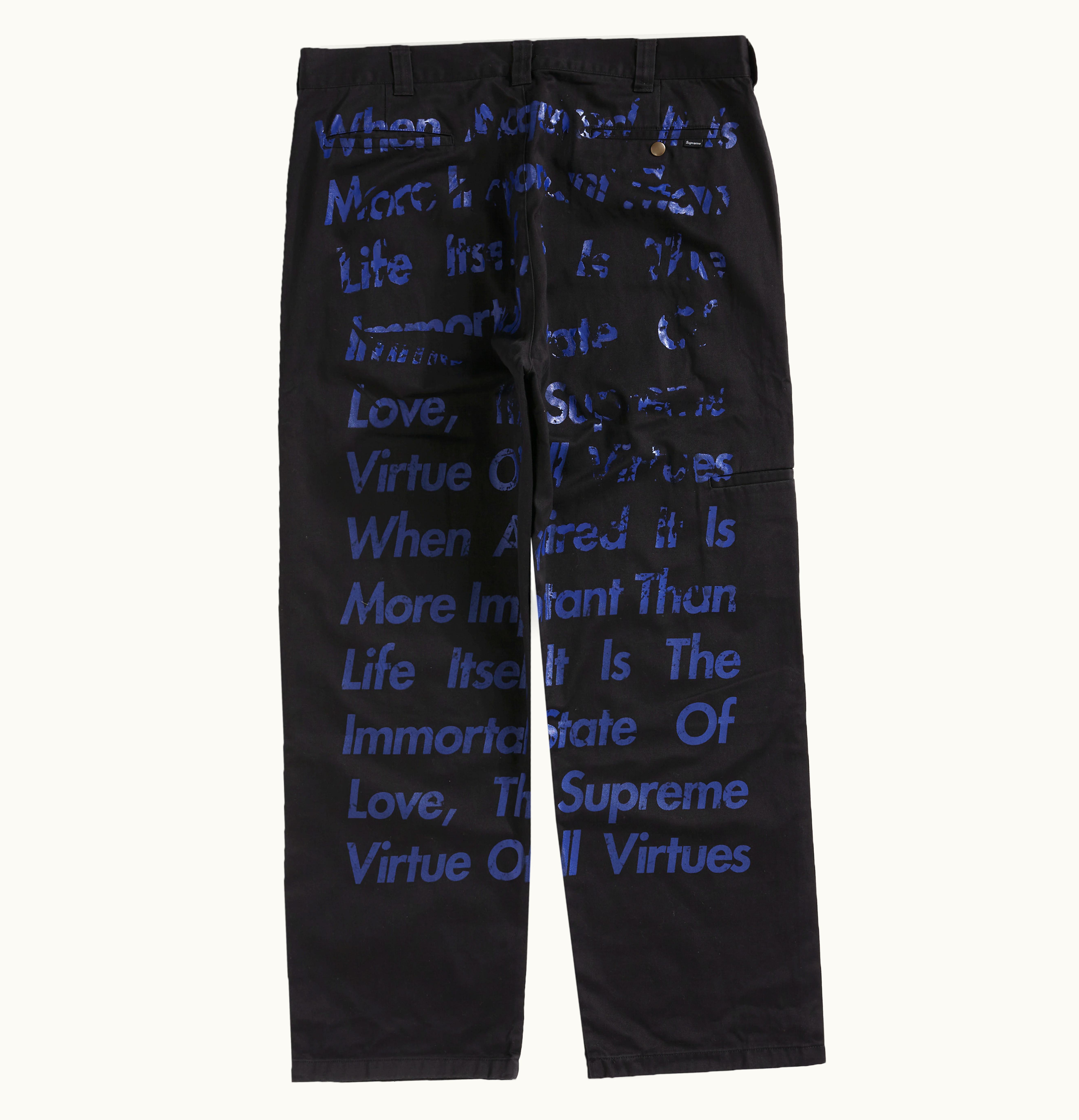 Supreme Supreme JUNYA WATANABE CDG MAN Printed Work Pant Black