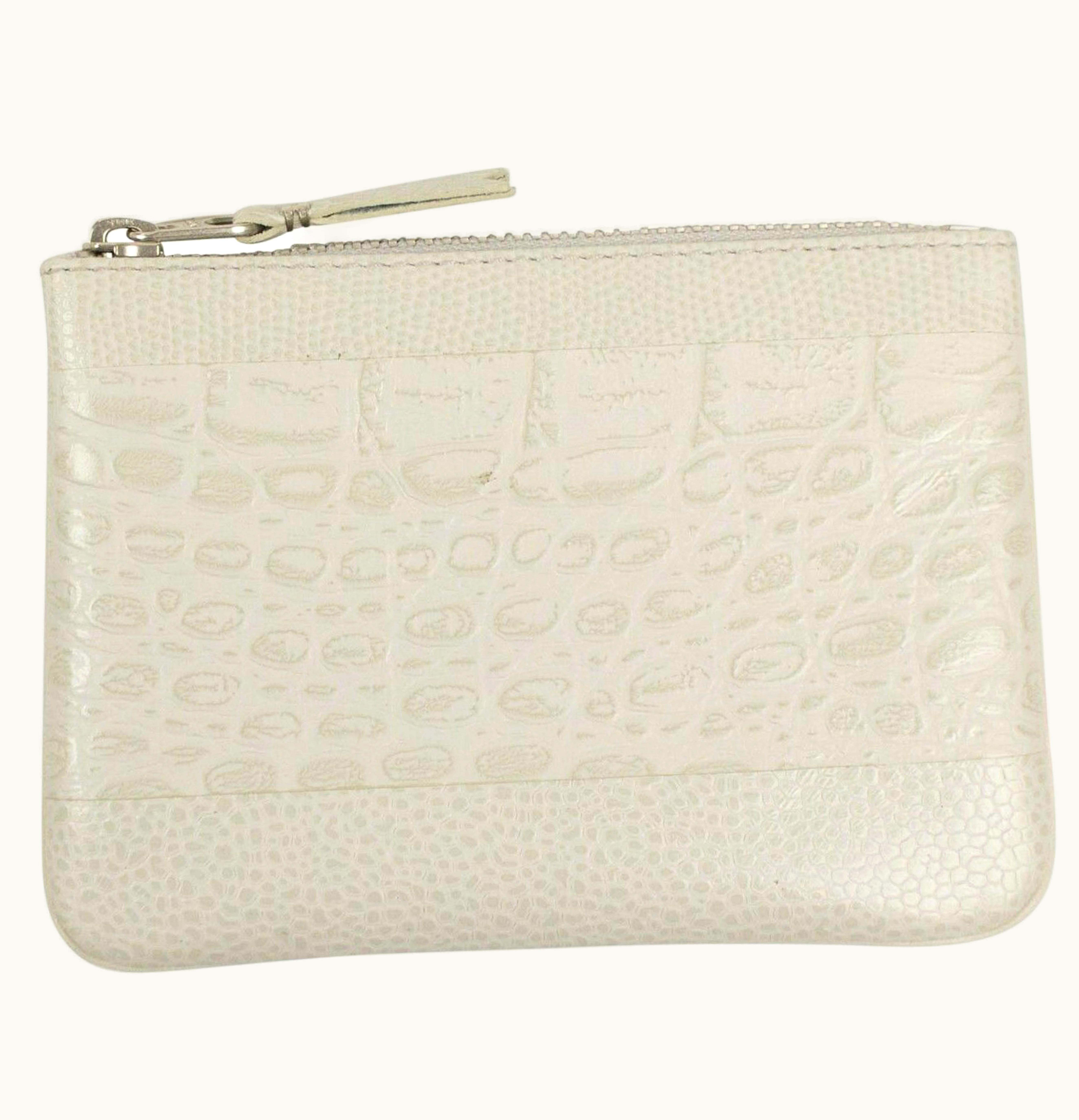 Comme Des Garçons Comme des Garcons SA8100RP Wallet Reptile Embossed Gray