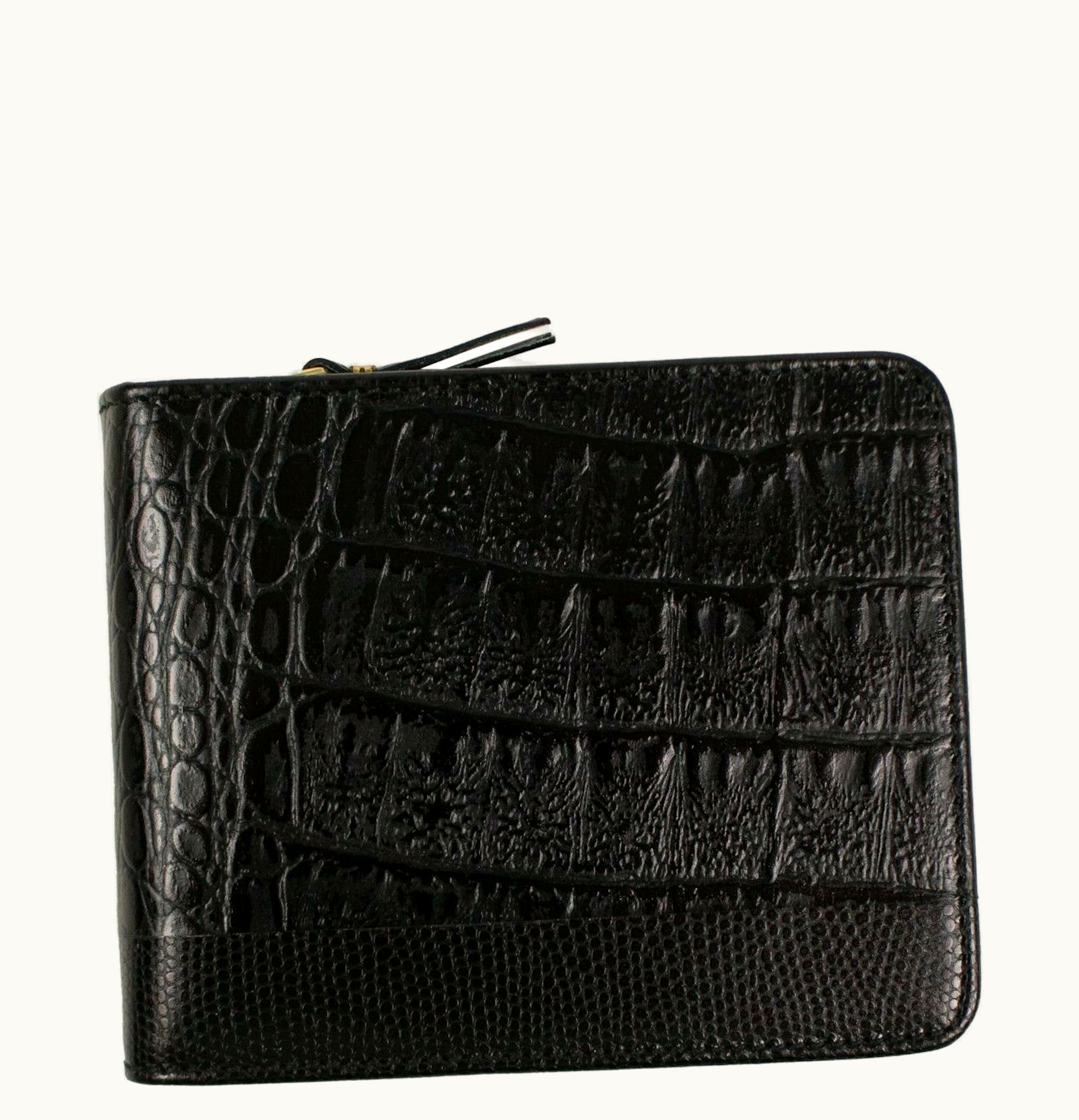 Comme Des Garçons Comme des Garcons SA9100RP Wallet Reptile Black