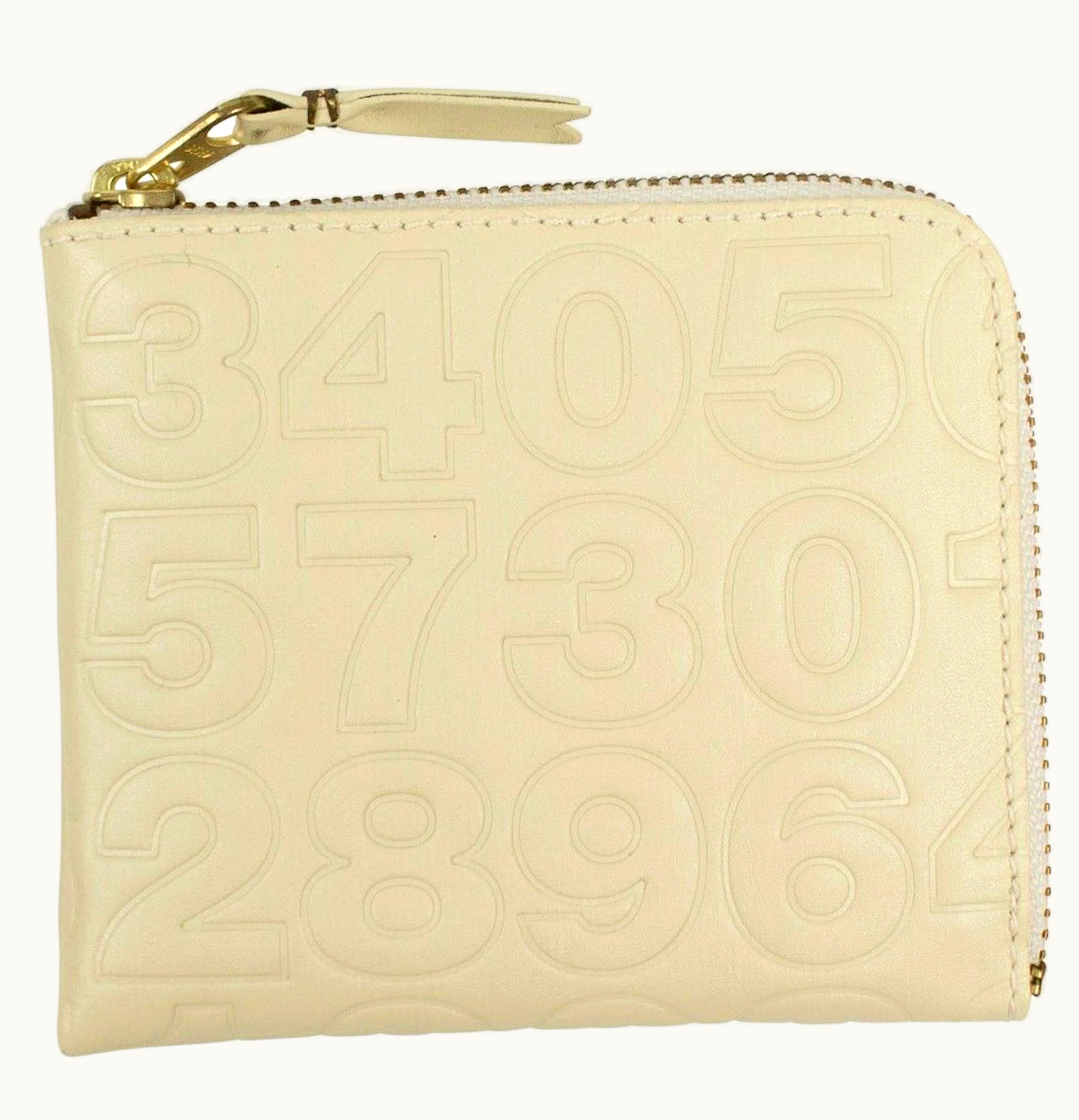 Comme Des Garçons Comme des Garcons SA310ED Wallet Number 3405 Embossed Off White