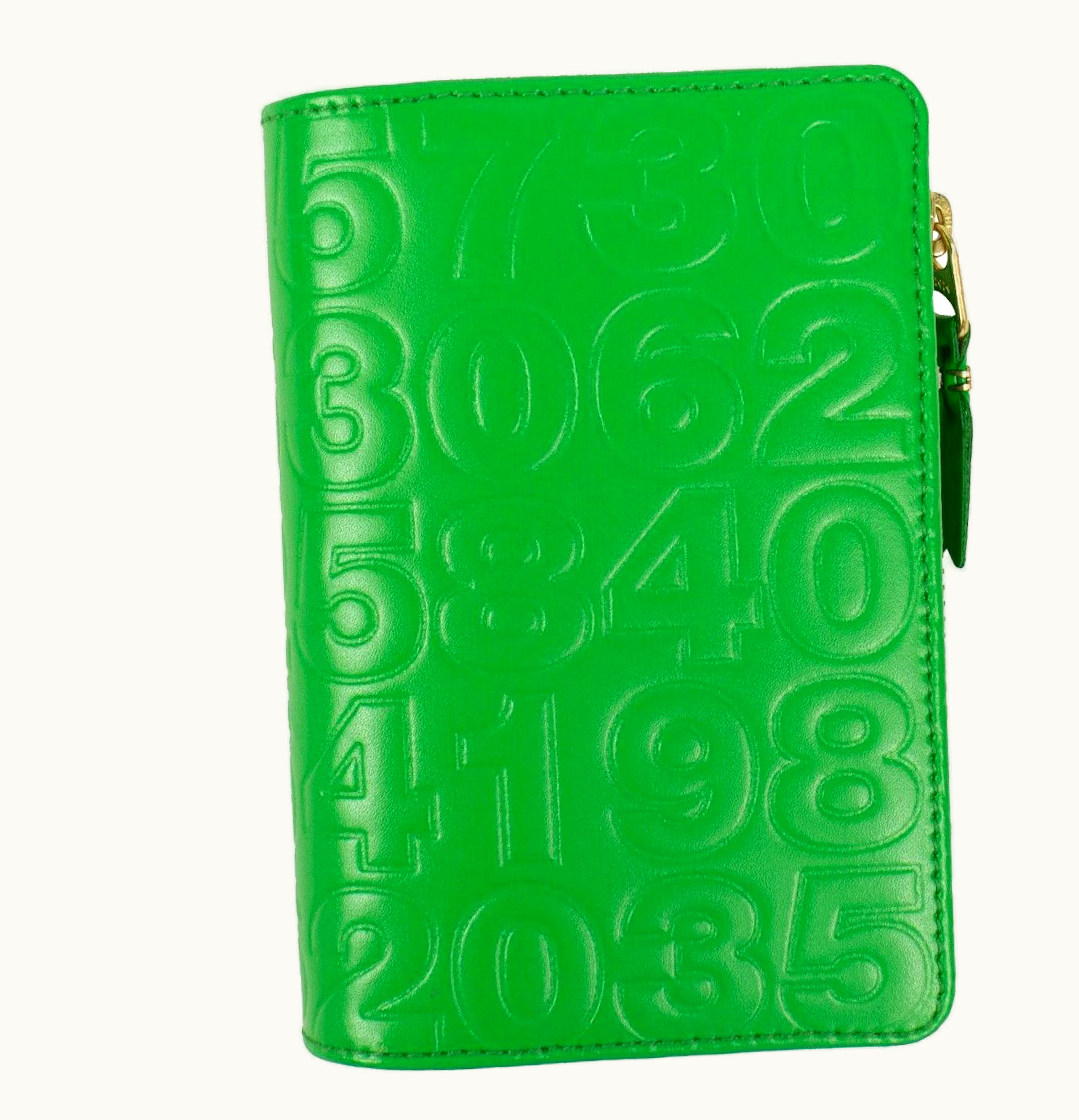 Comme Des Garçons Comme des Garcons SA820ED Wallet Number Embossed Green