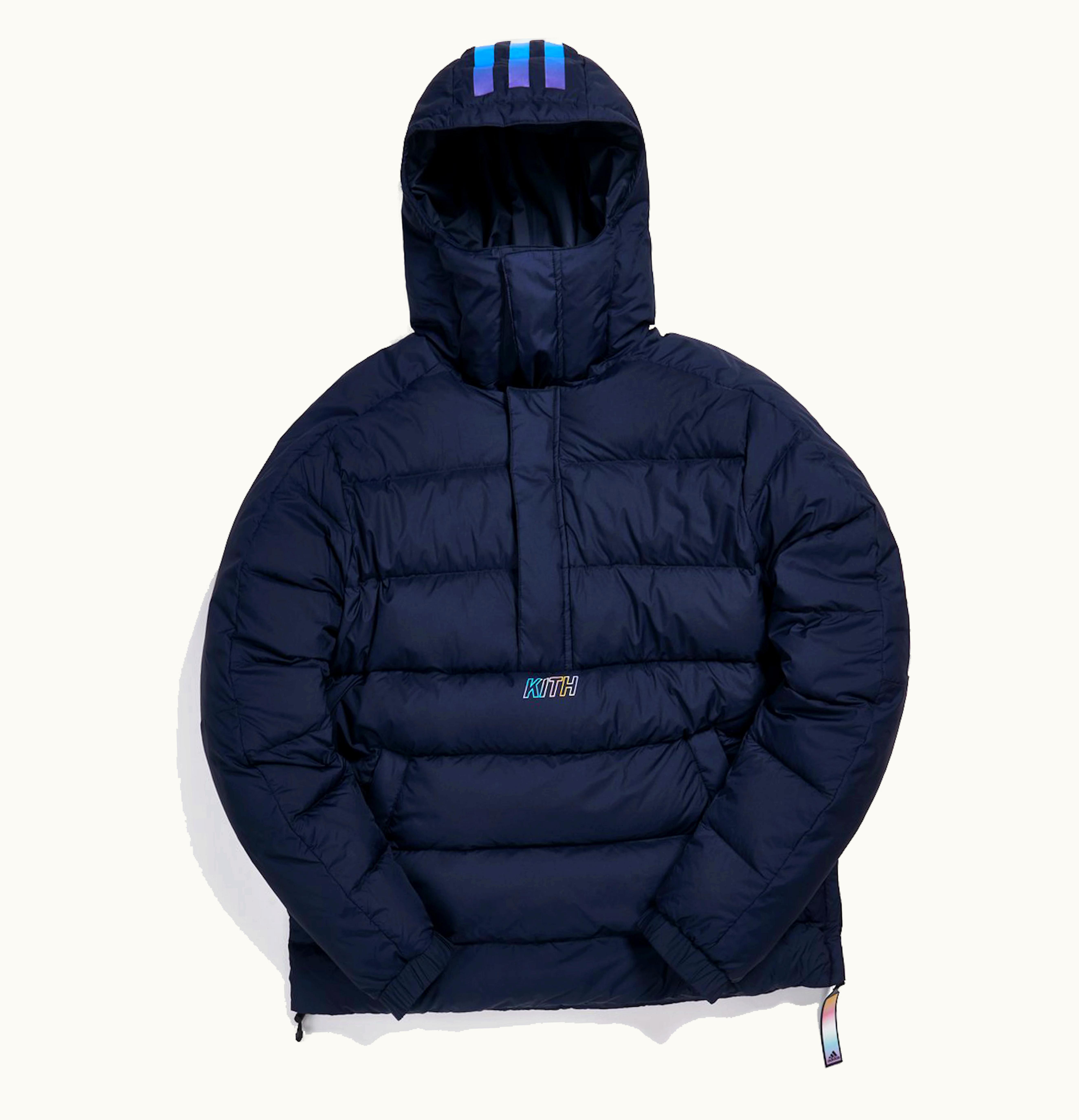 Kith Kith X Adidas Terrex Quarter Zip Down Night Navy