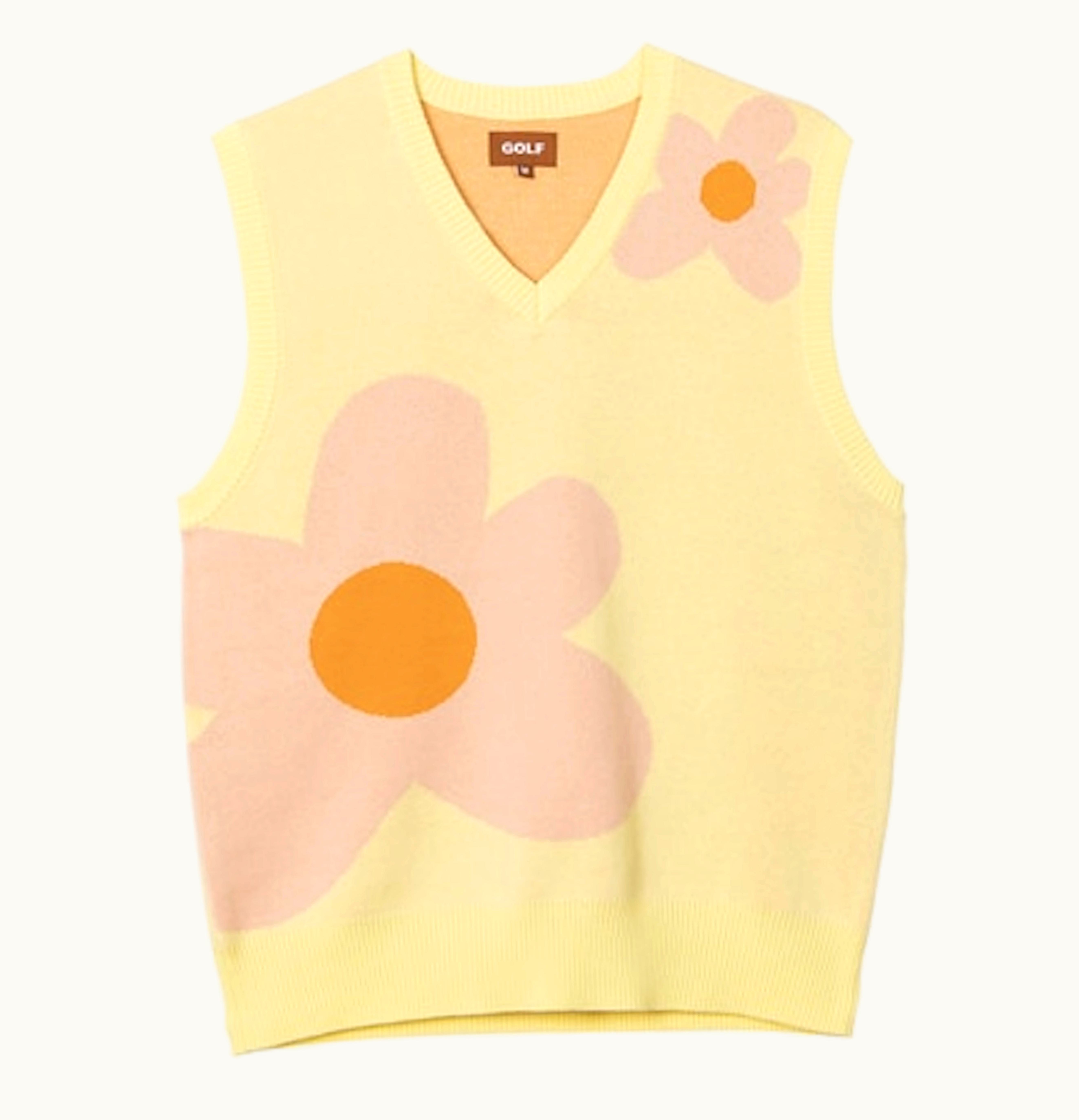 GOLF GOLF Le Fleur Sweater Vest Cream
