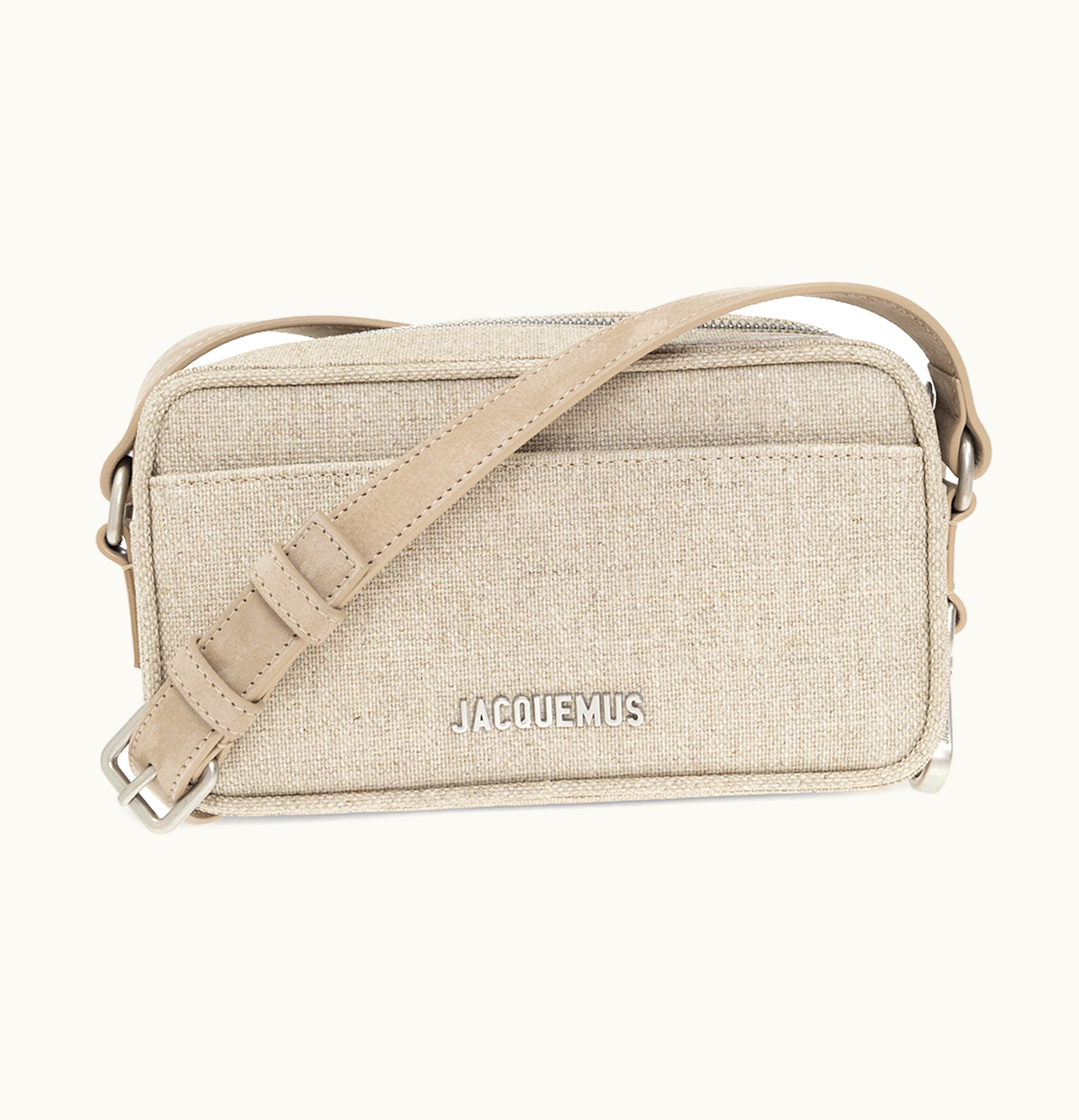 Jacquemus Jacquemus Le Baneto Strapped Pochette Bag Beige