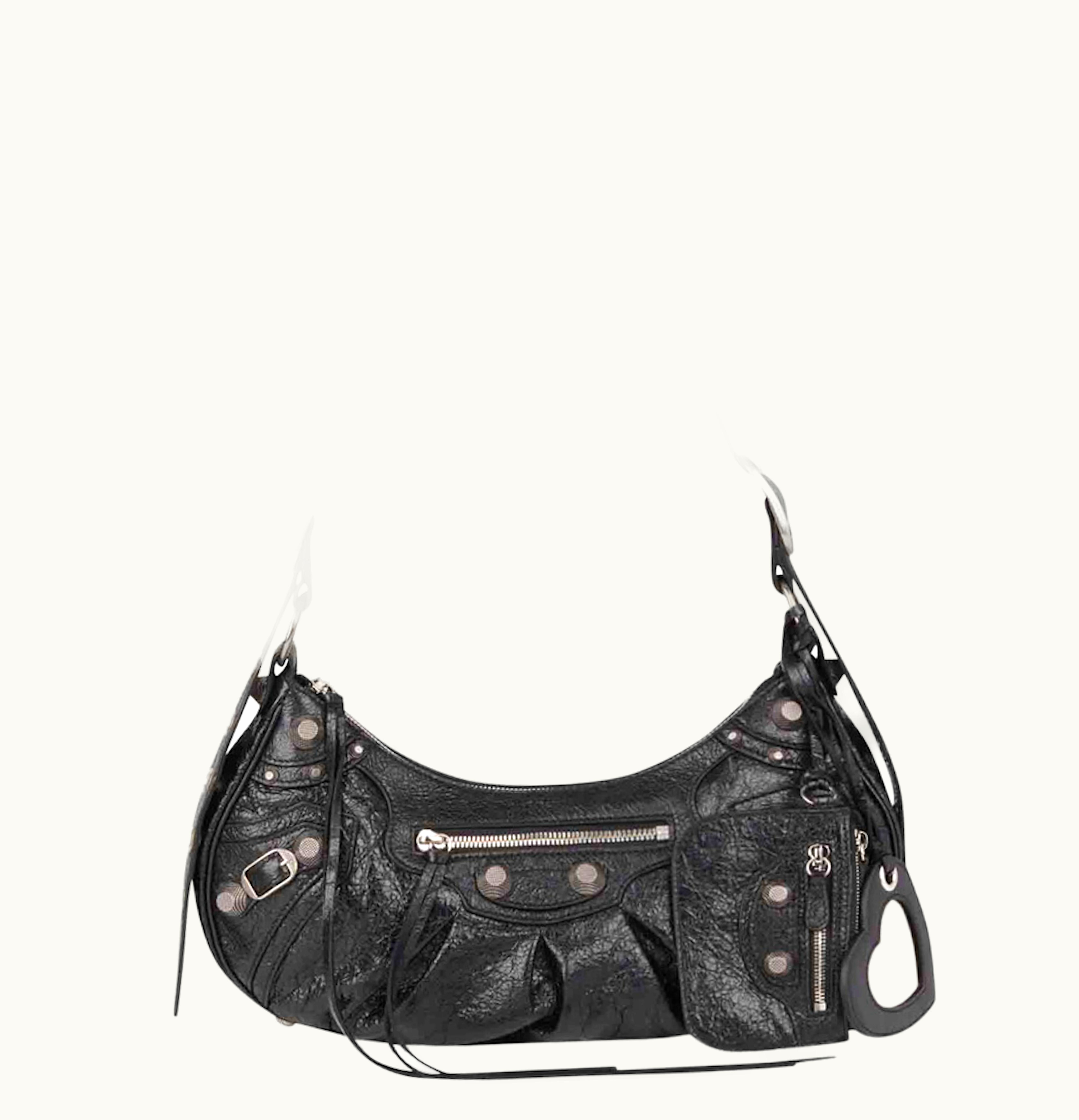 Balenciaga Balenciaga Womens Le Cagole Shouldler Bag Small Black