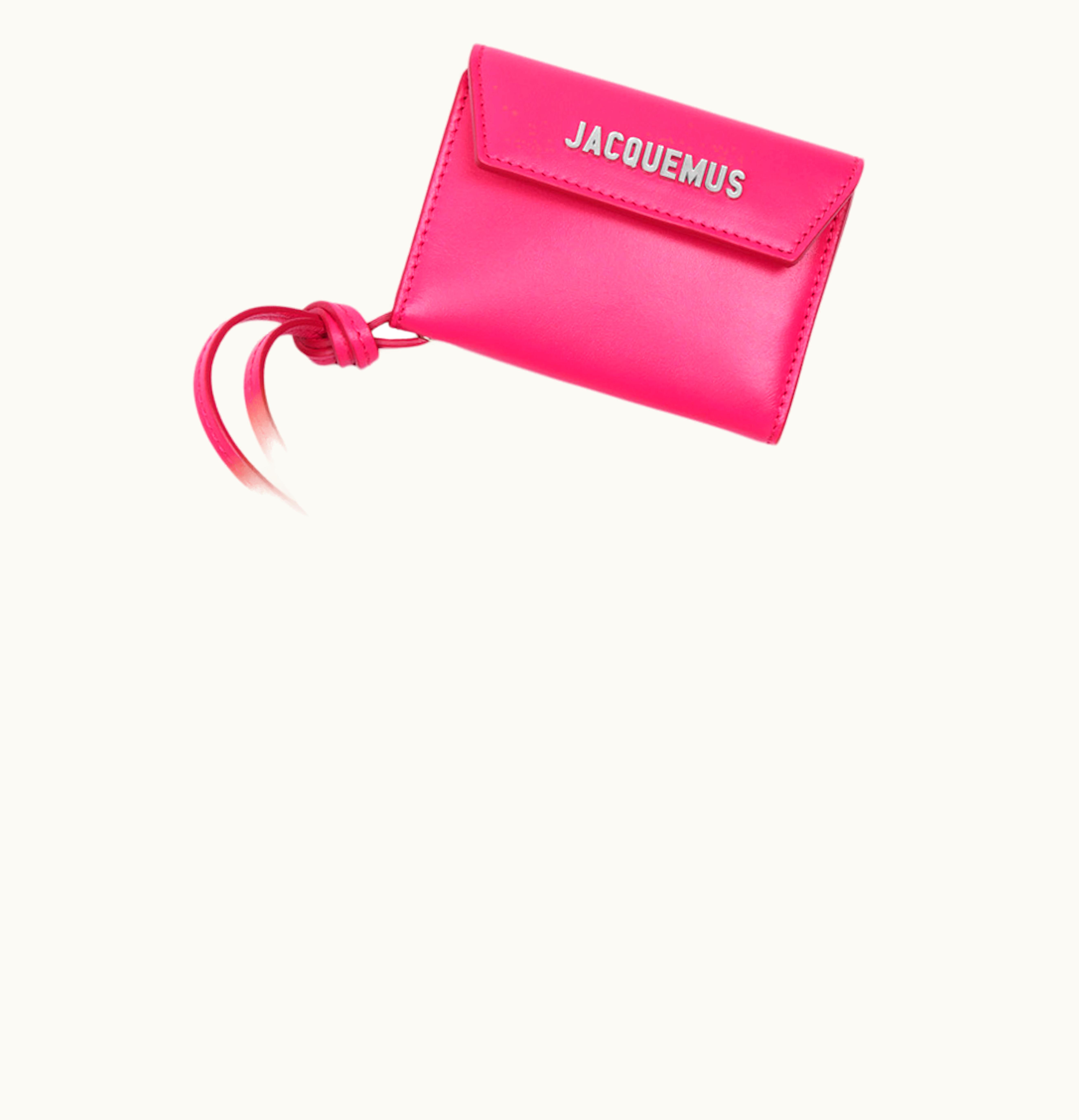 Jacquemus Jacquemus Le porte Jacquemus Envelope Wallet Dark Pink