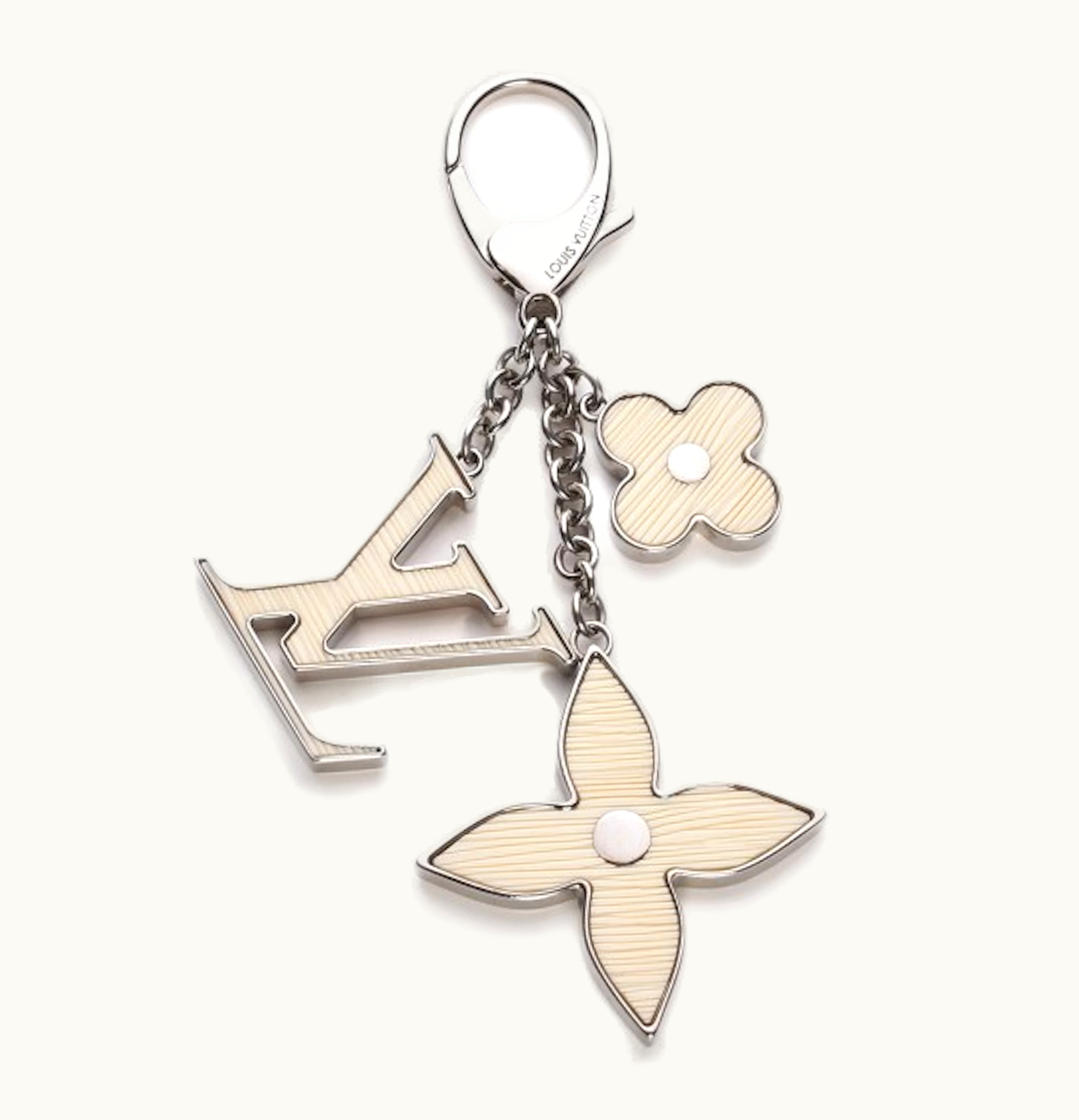 Louis Vuitton Louis Vuitton Bag Charm Fleur DEpi Resin Ivory