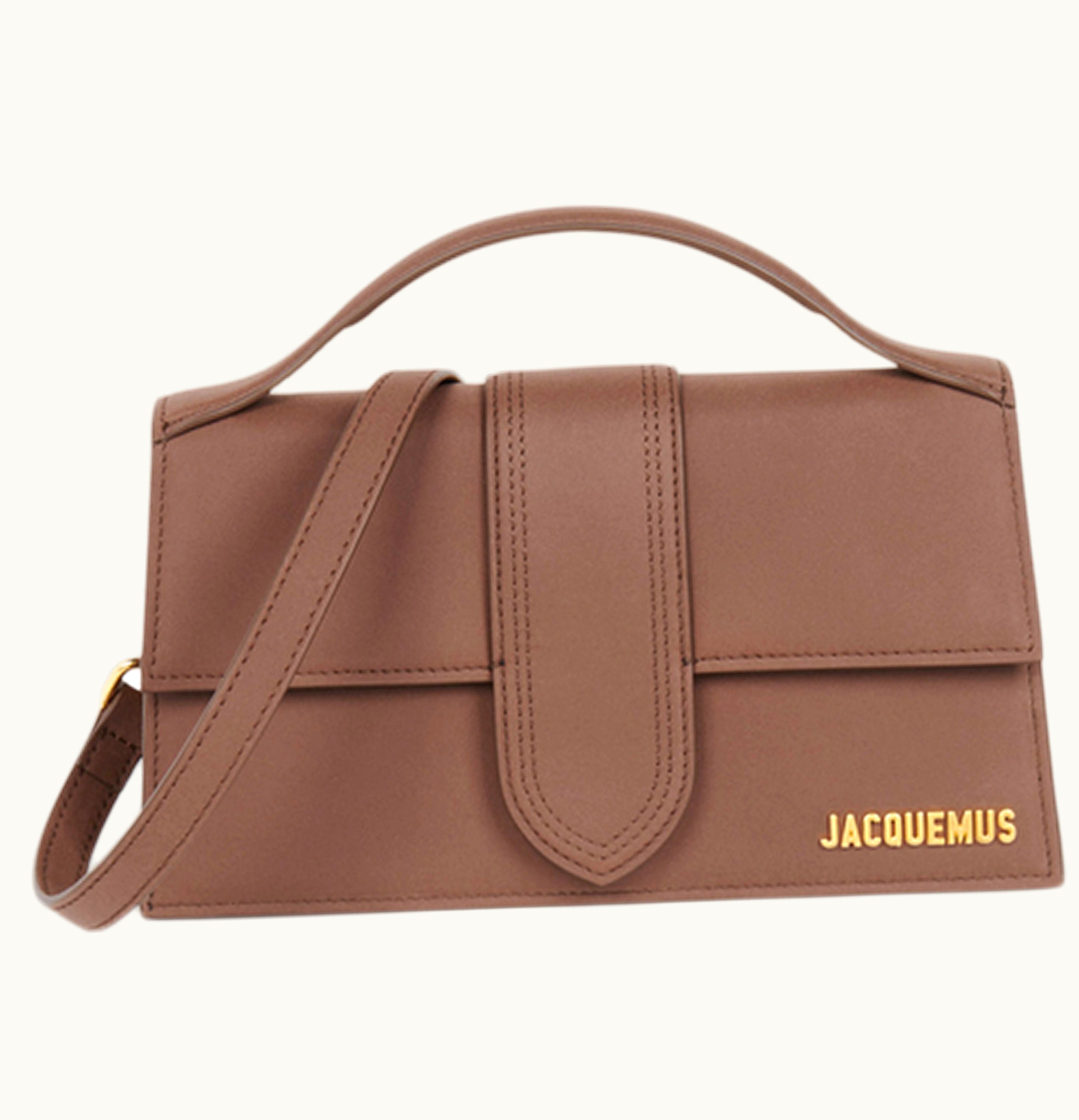 Jacquemus Jacquemus Le Grand Bambino Crossbody Flap Bag Brown