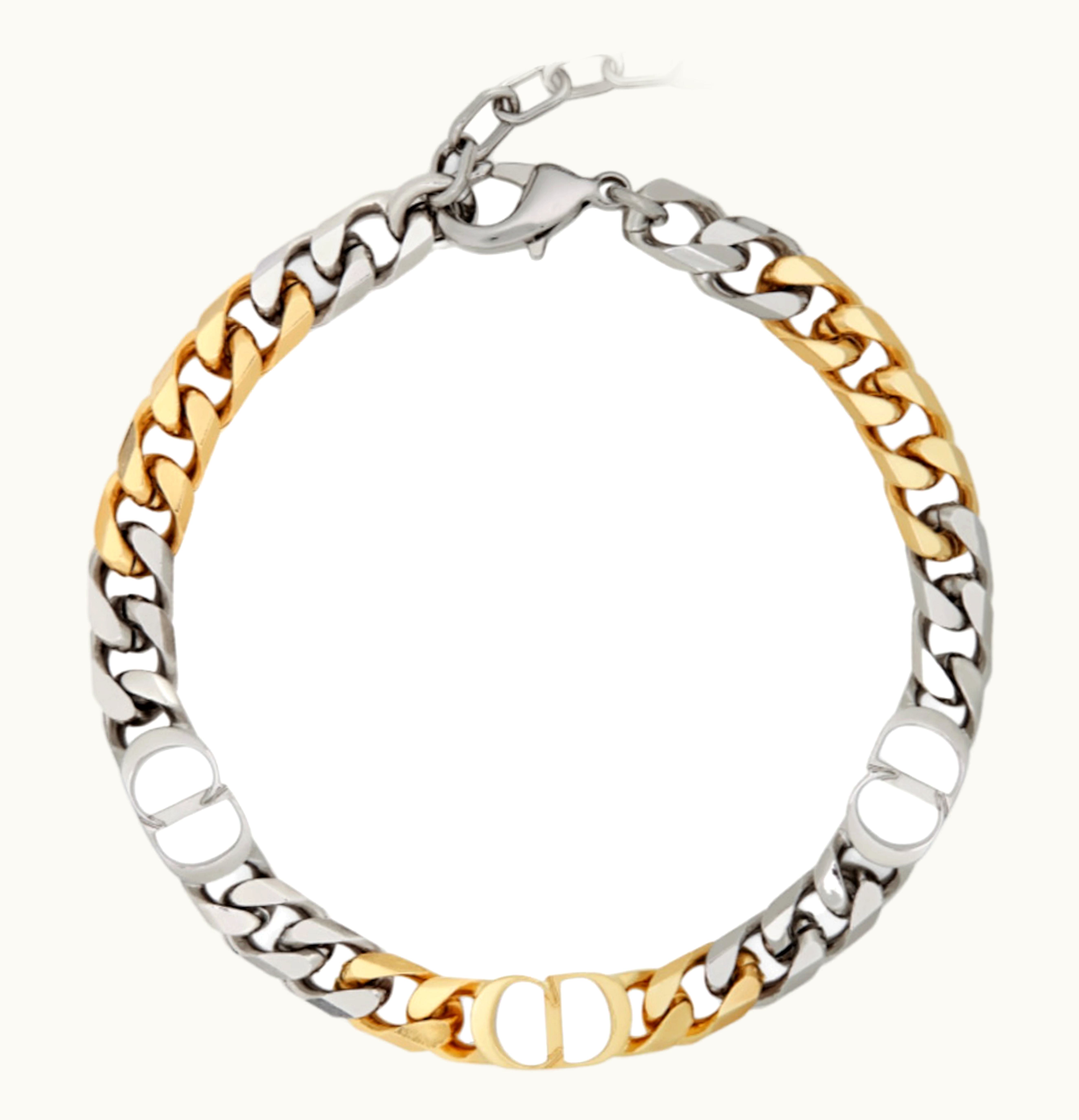 Dior Dior Link Bracelet CD Icon Gold Silver