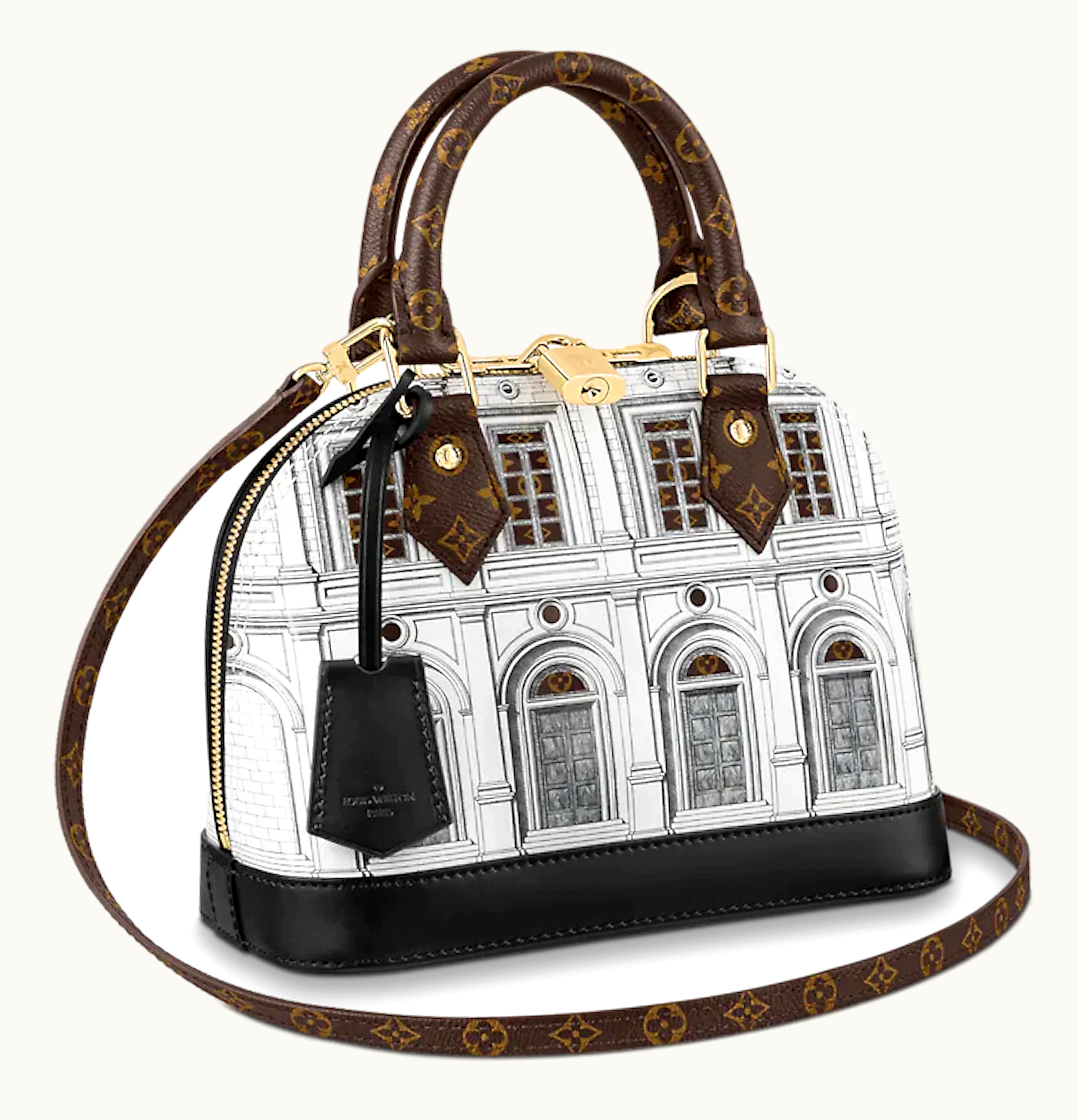 Louis Vuitton Louis Vuitton Alma BB Silver Black