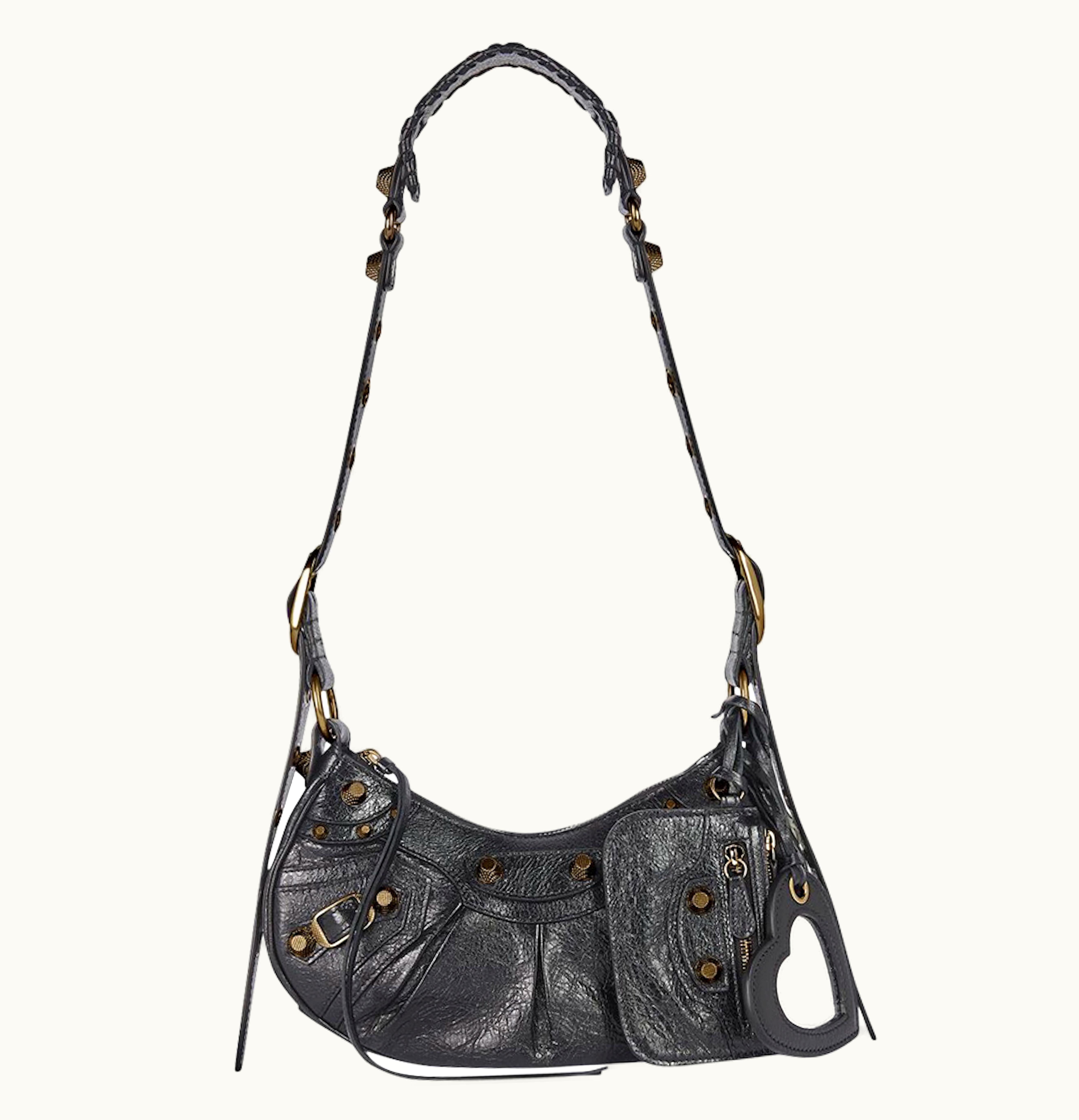 Balenciaga Balenciaga Le Cagole Shoulder Bag XS Black Arena