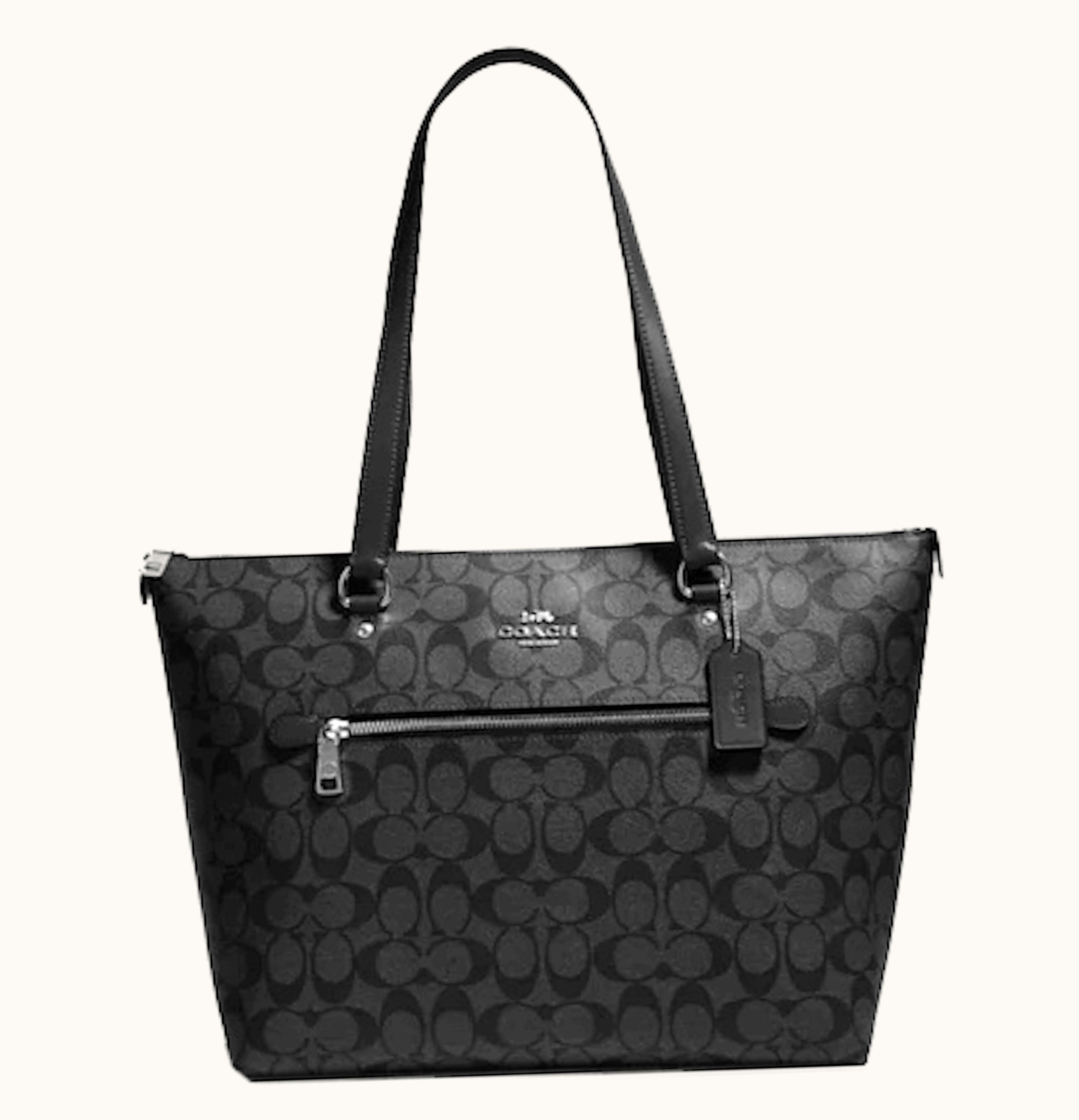 Coach Coach Gallery Tote Bag Silver Graphite