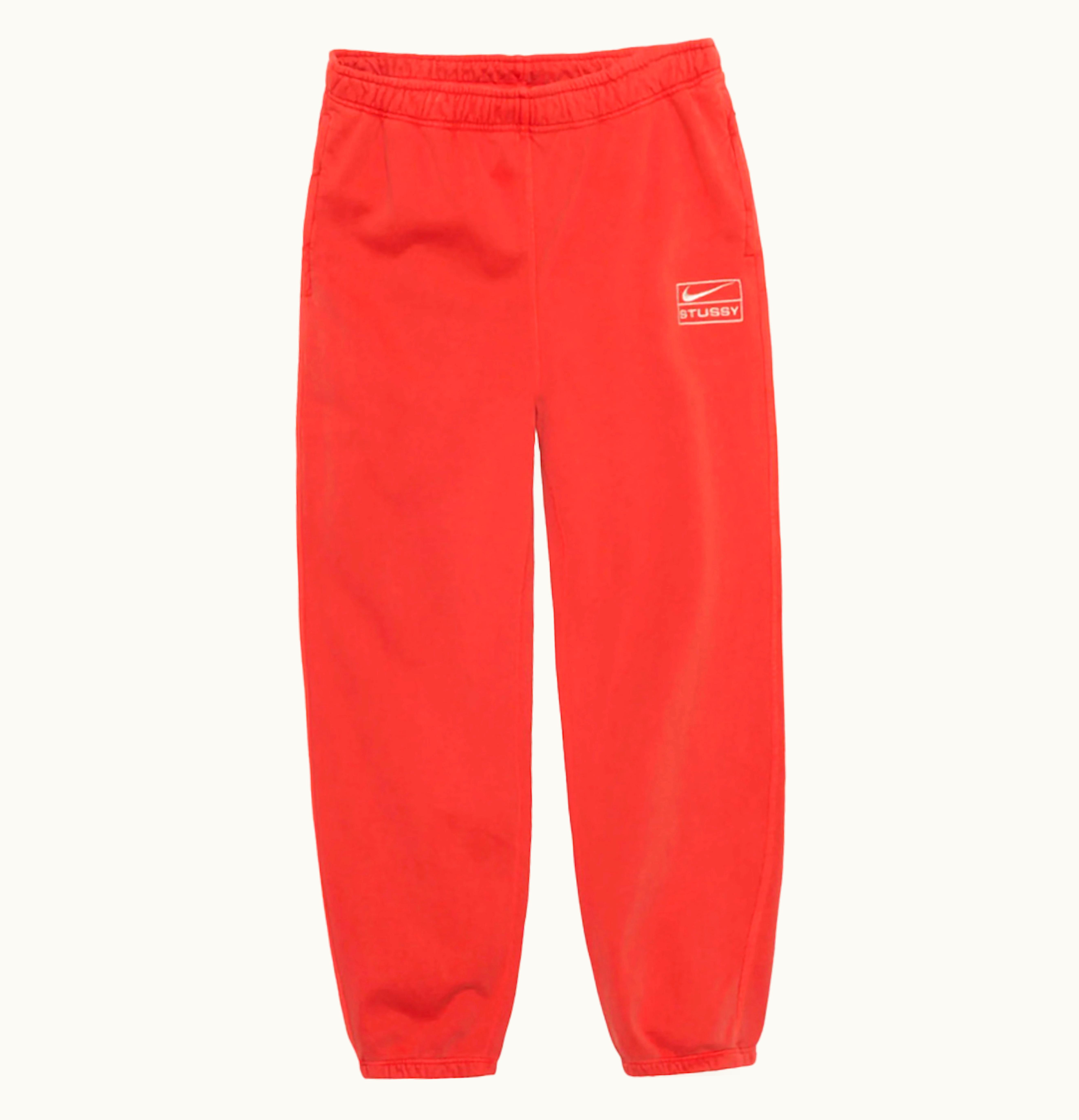 Stussy Stussy X Nike Pigment Dyed Fleece Pant Habanero Red