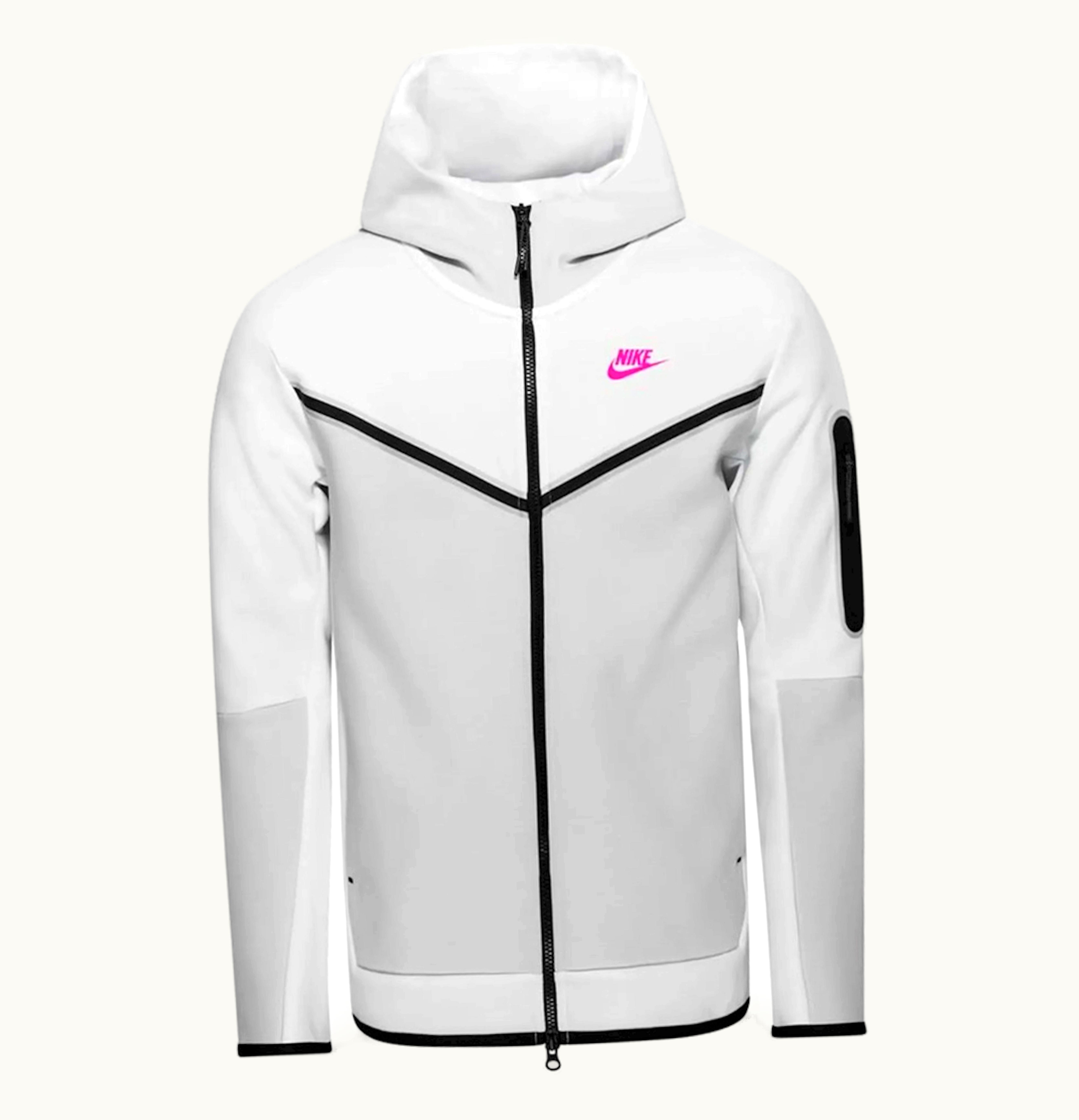 Nike Nike Sportswear Tech Fleece Full Zip Hoodie Summit White Pink Blast