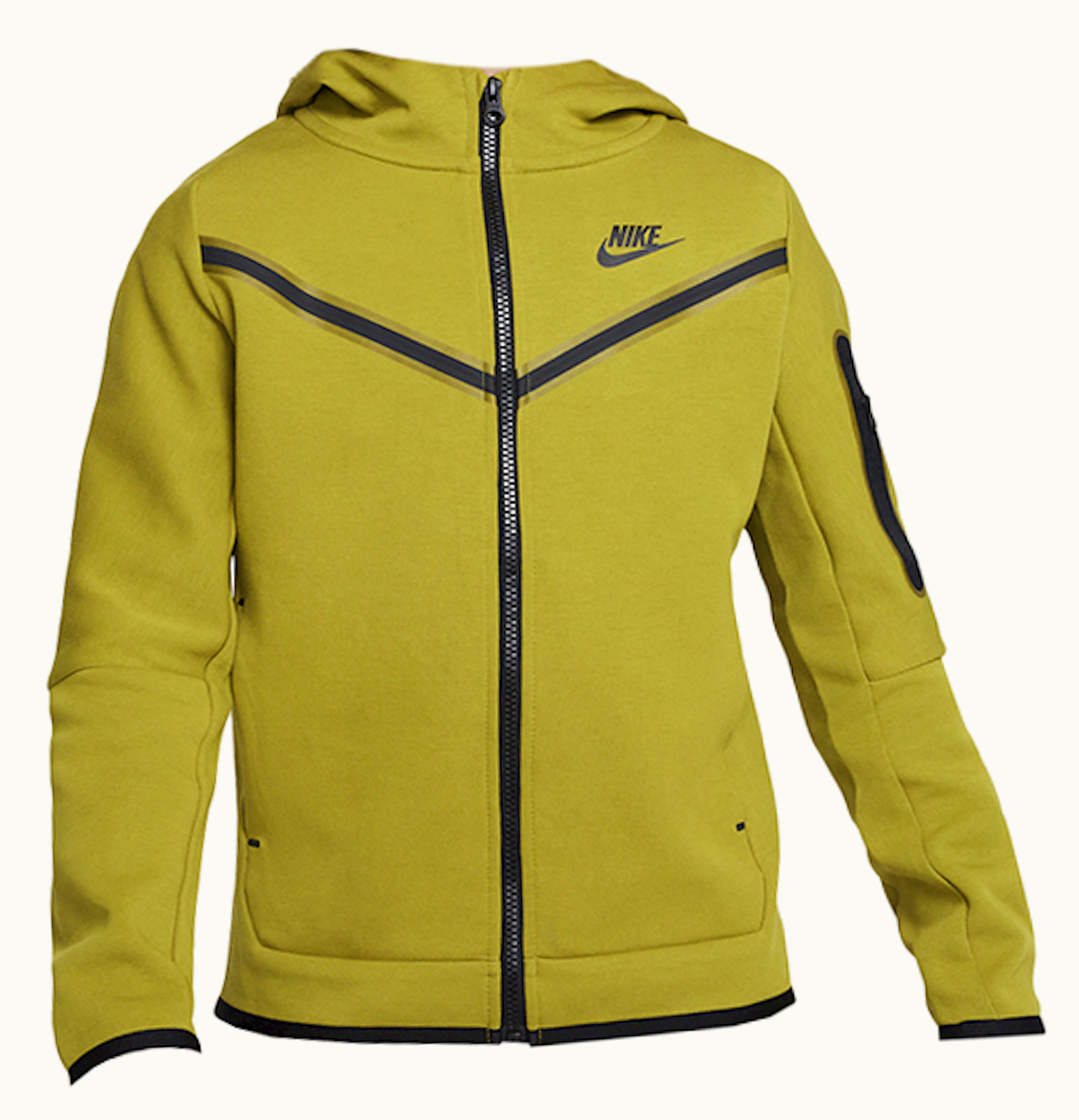 Nike Nike Sportswear Kids Tech Fleece Hoodie Moss Black