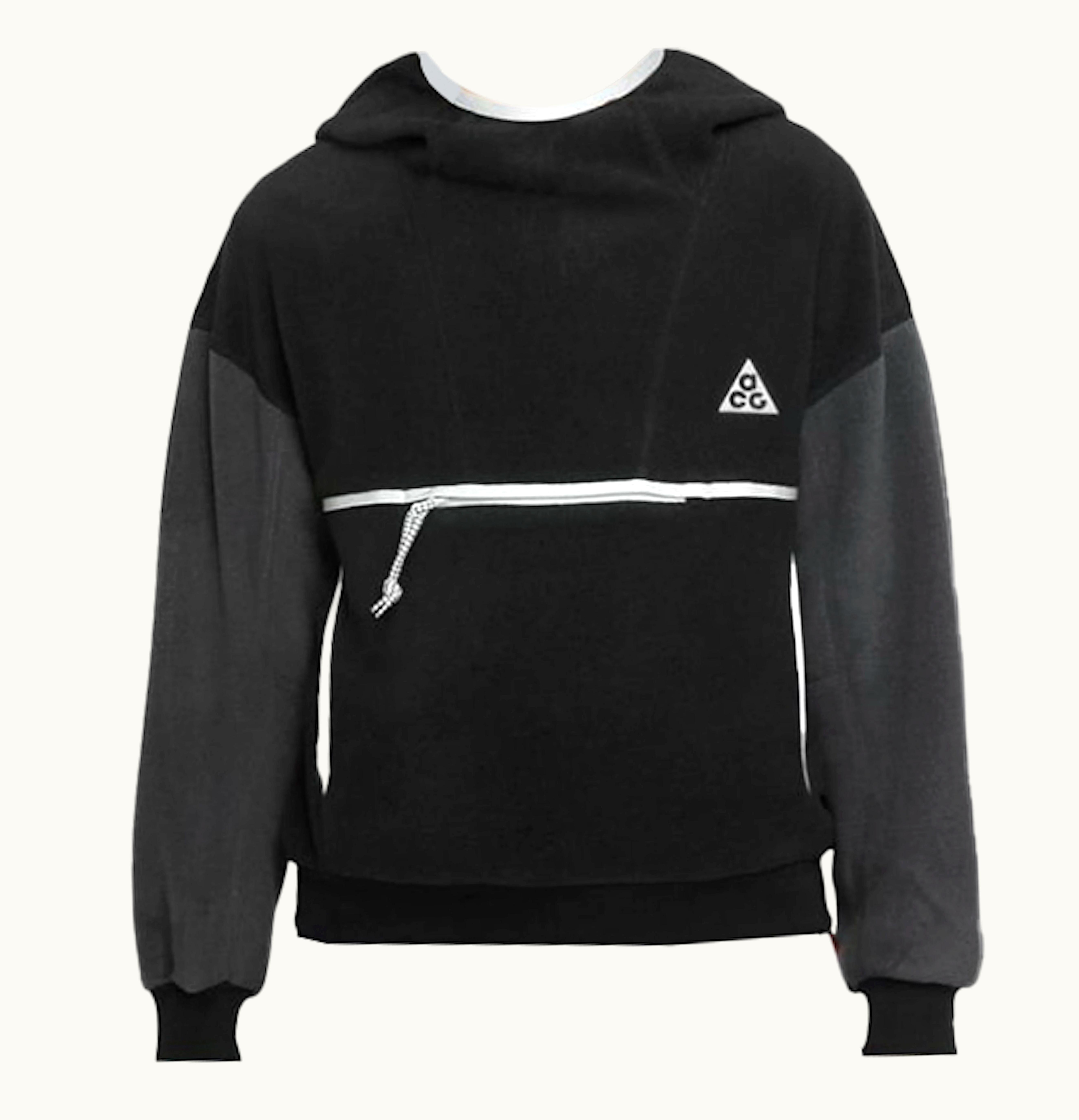 Nike Nike ACG Kids Icon Fleece Polartec Hoodie Core Black Wolf Grey