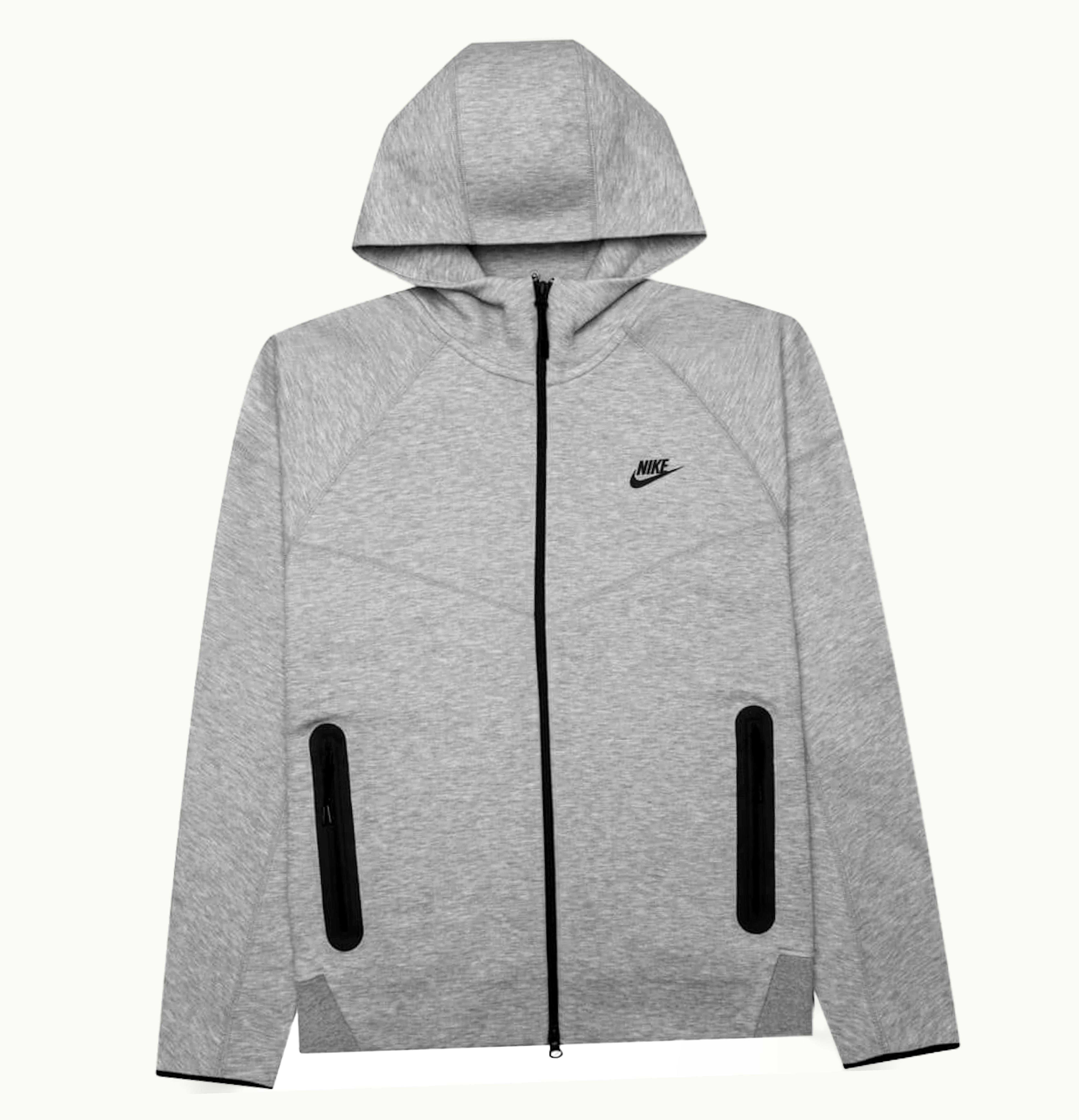Nike Nike Sportswear Tech Fleece Windrunner Full Zip Hoodie Dark Grey Heather Black