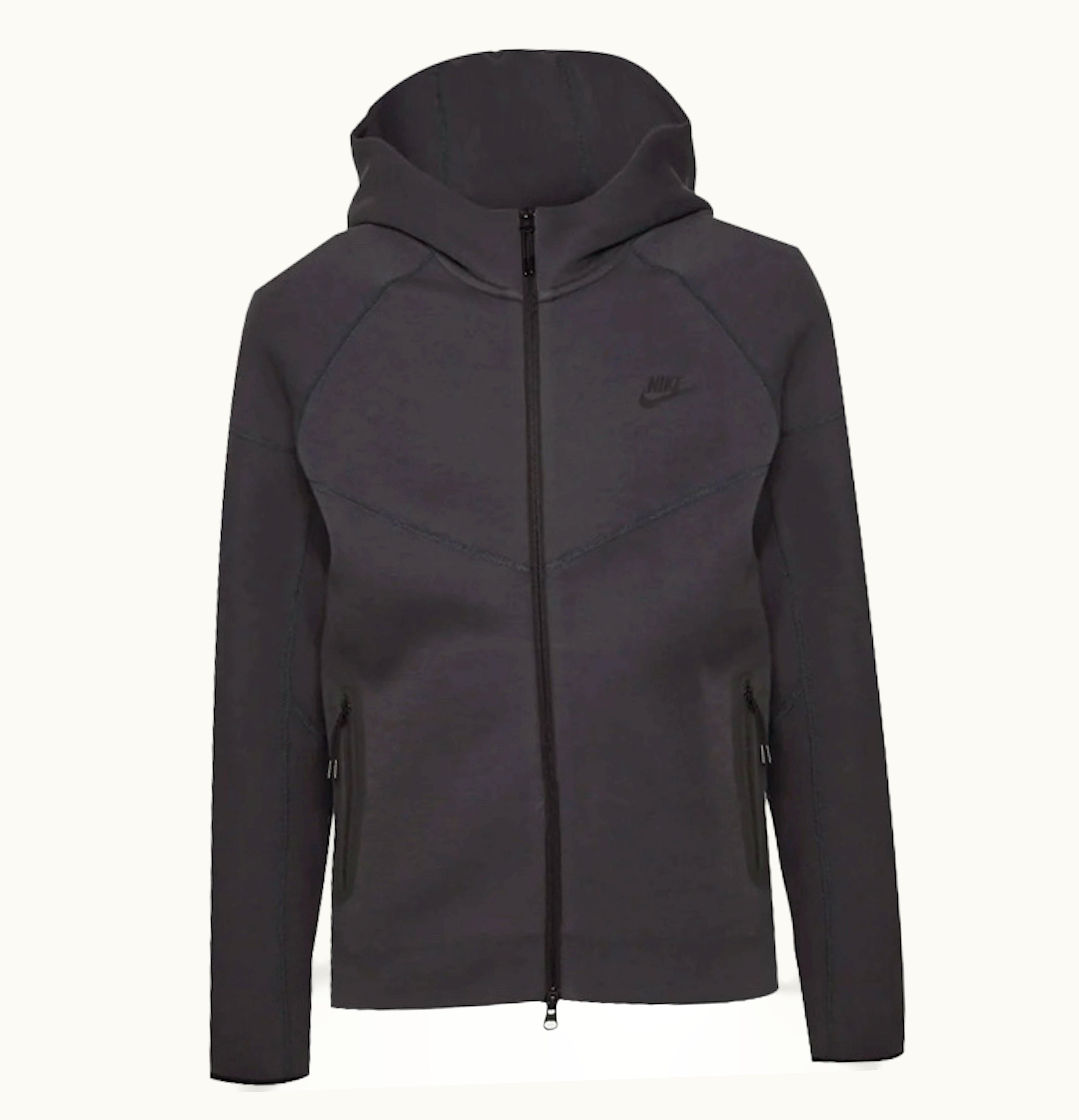 Nike Nike Sportswear Tech Fleece Windrunner Full Zip Hoodie Anthracite Black