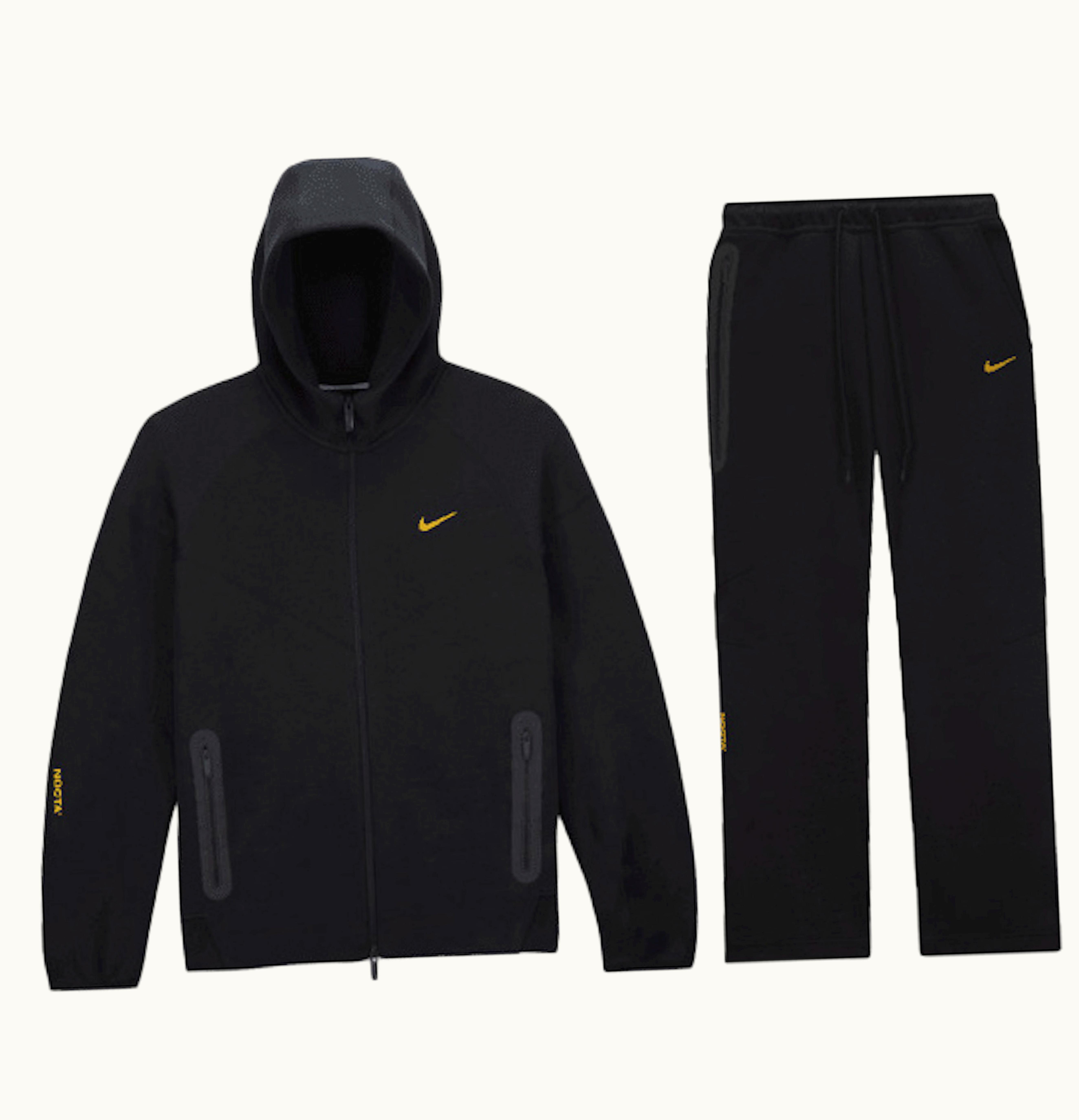 Nike Nike X NOCTA Tech Fleece Hoodie Joggers Set Black