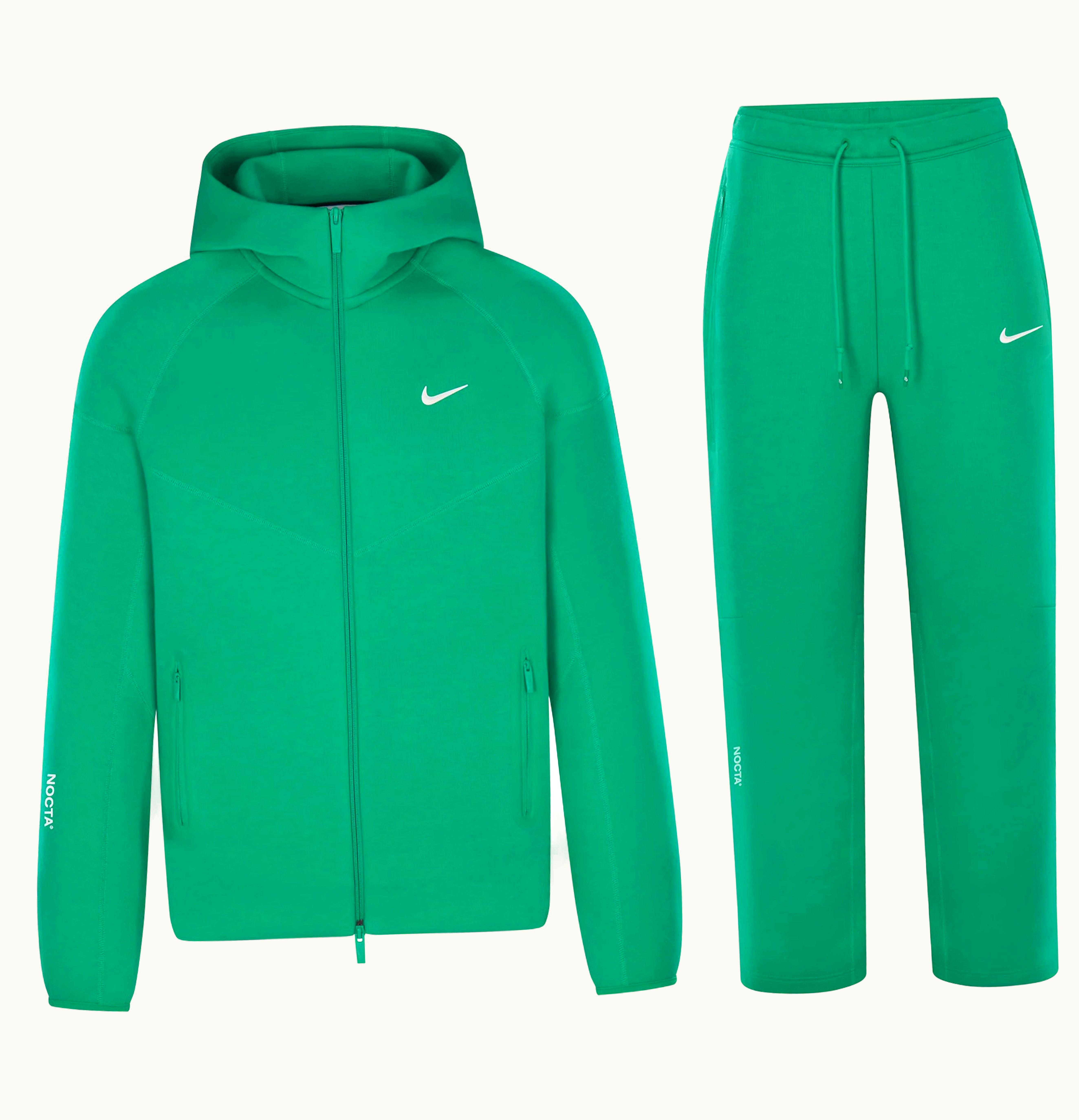 Nike Nike X NOCTA Tech Fleece Hoodie Joggers Set Stadium Green Sail