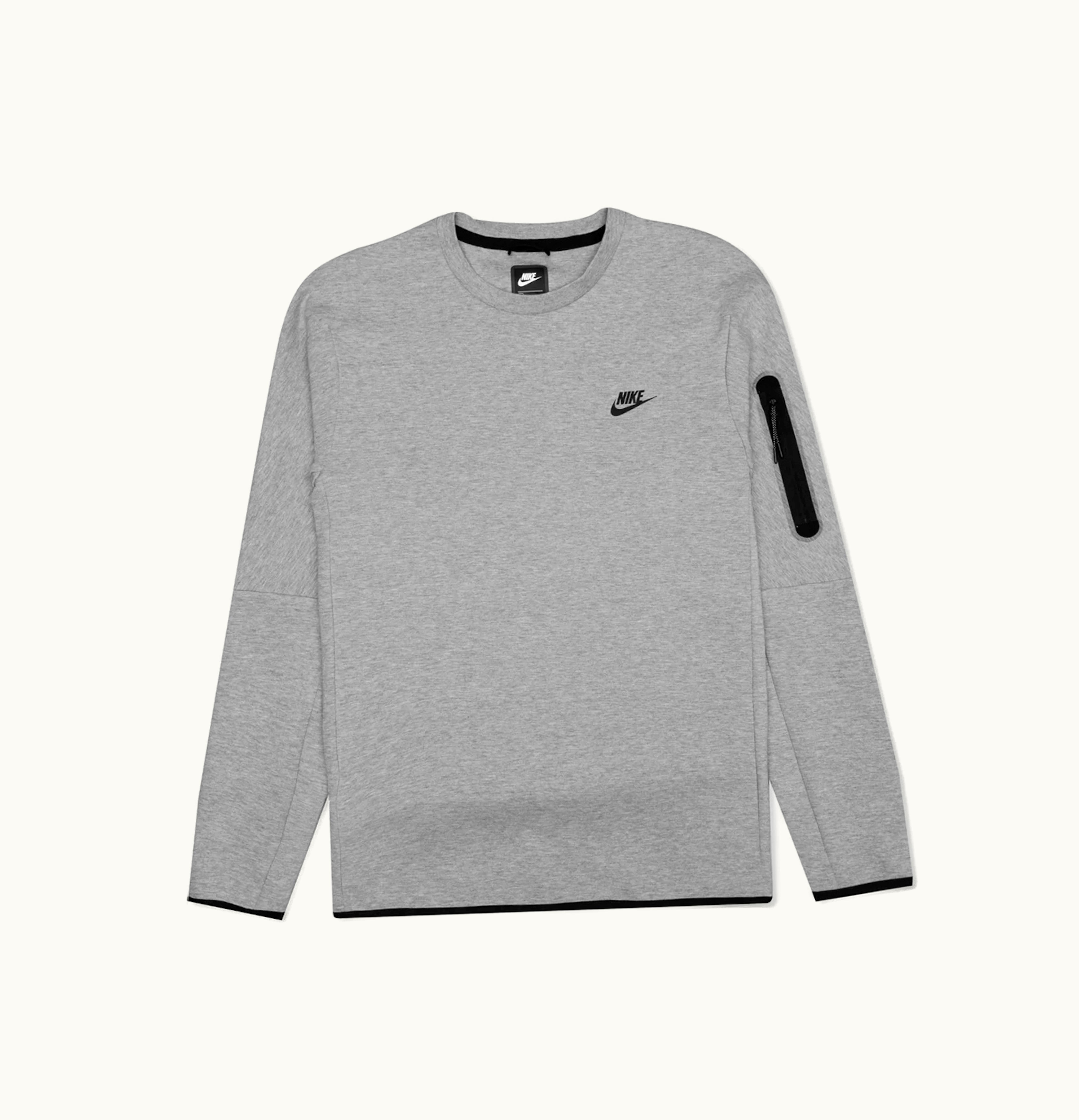Nike Nike Sportswear Tech Fleece Crew Dark Grey Heather