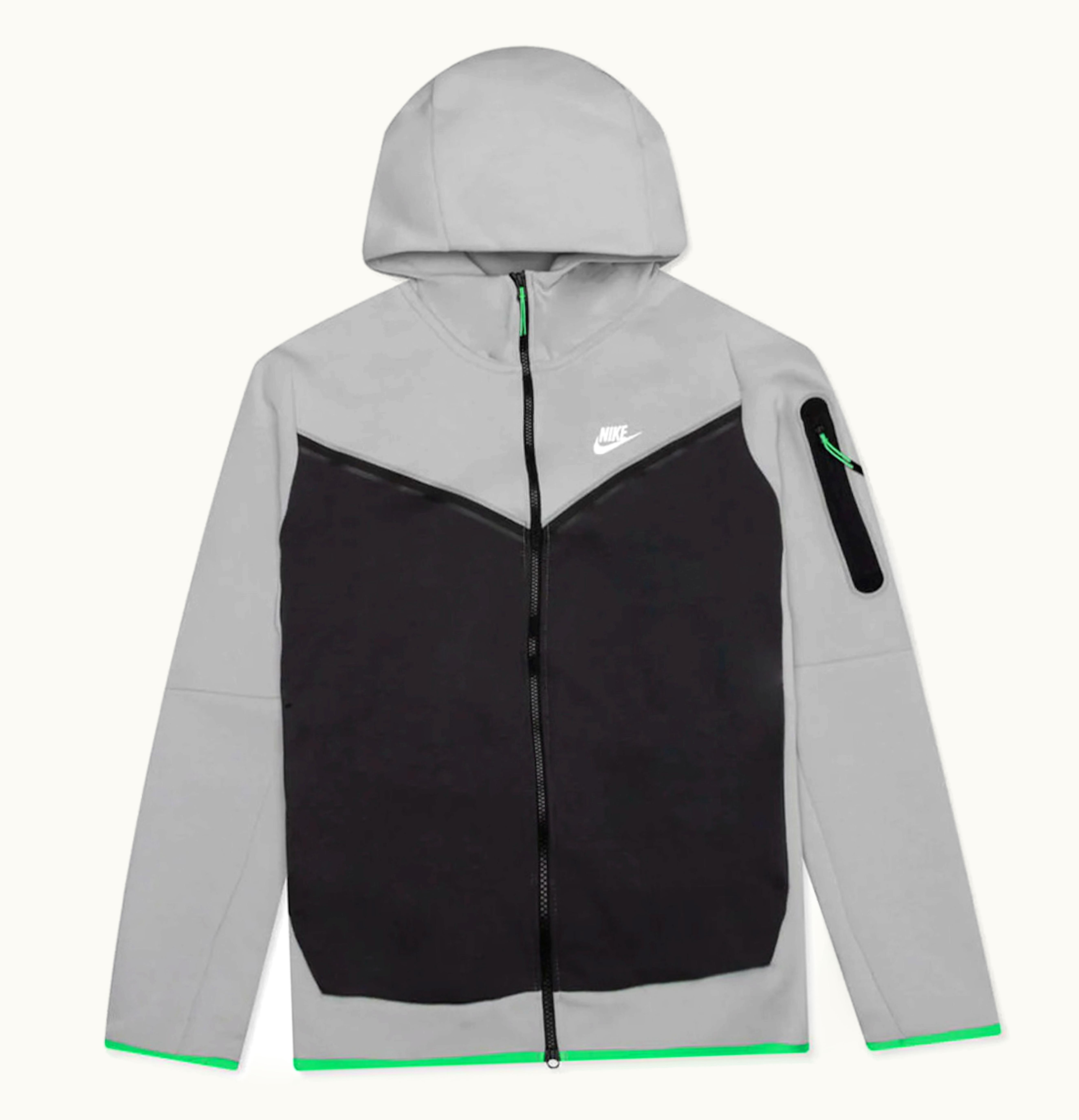 Nike Nike Sportswear Tech Fleece Full Zip Hoodie Light Smoke Grey Anthracite Sail
