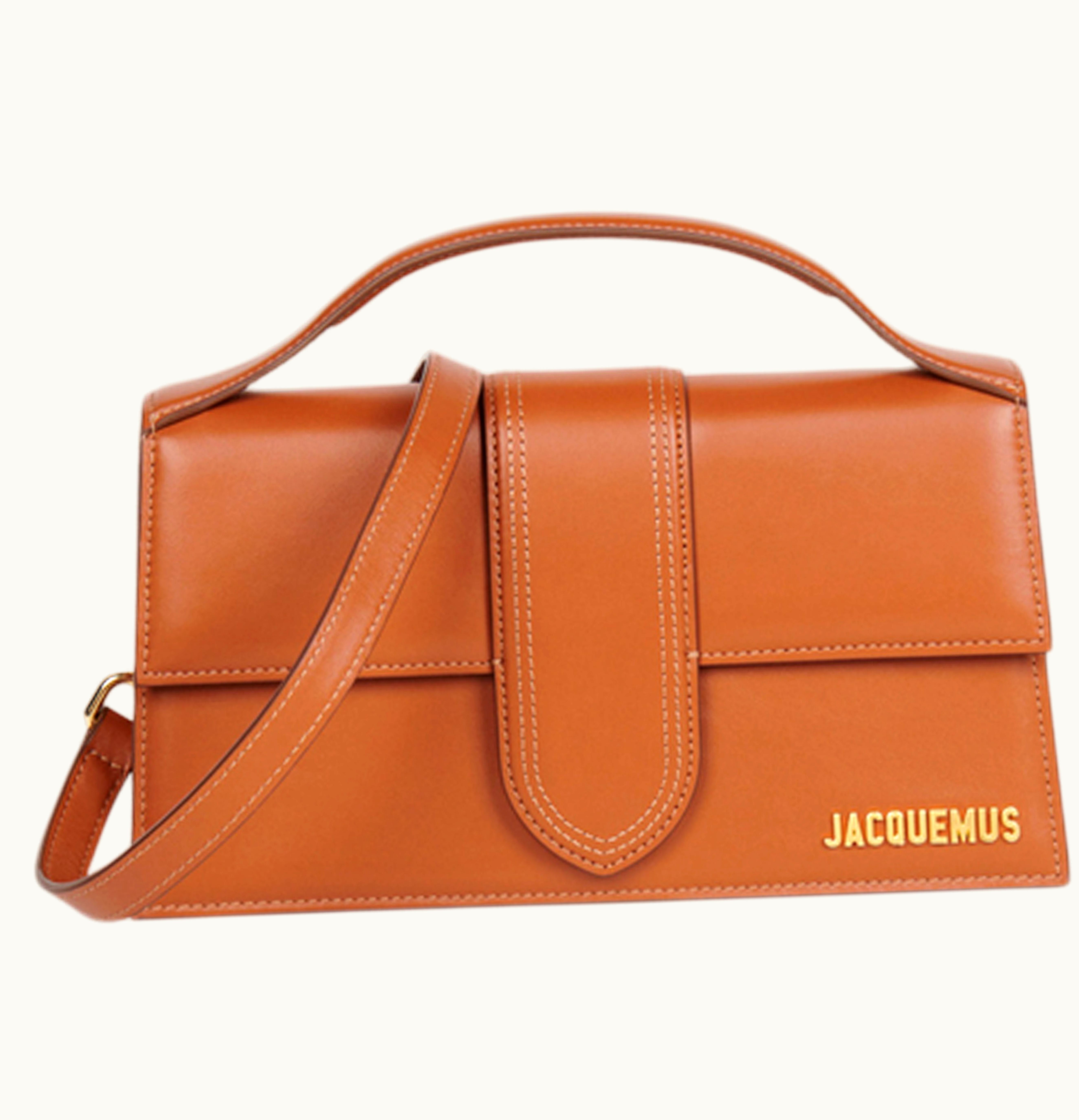 Jacquemus Jacquemus Le Grand Bambino Crossbody Flap Bag Light Brown