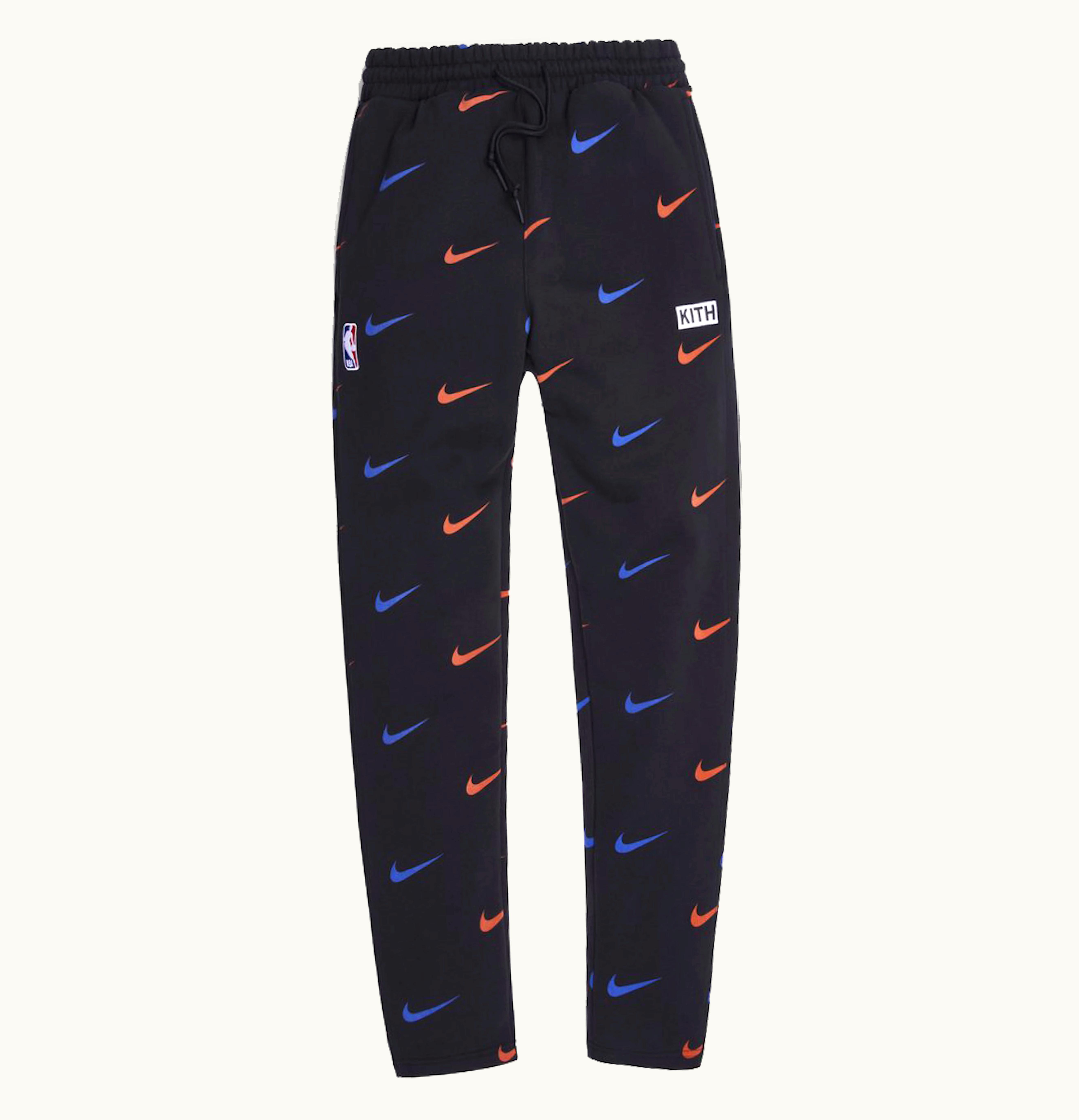 Kith Kith Nike For New York Knicks Aop Fleece Pant Black