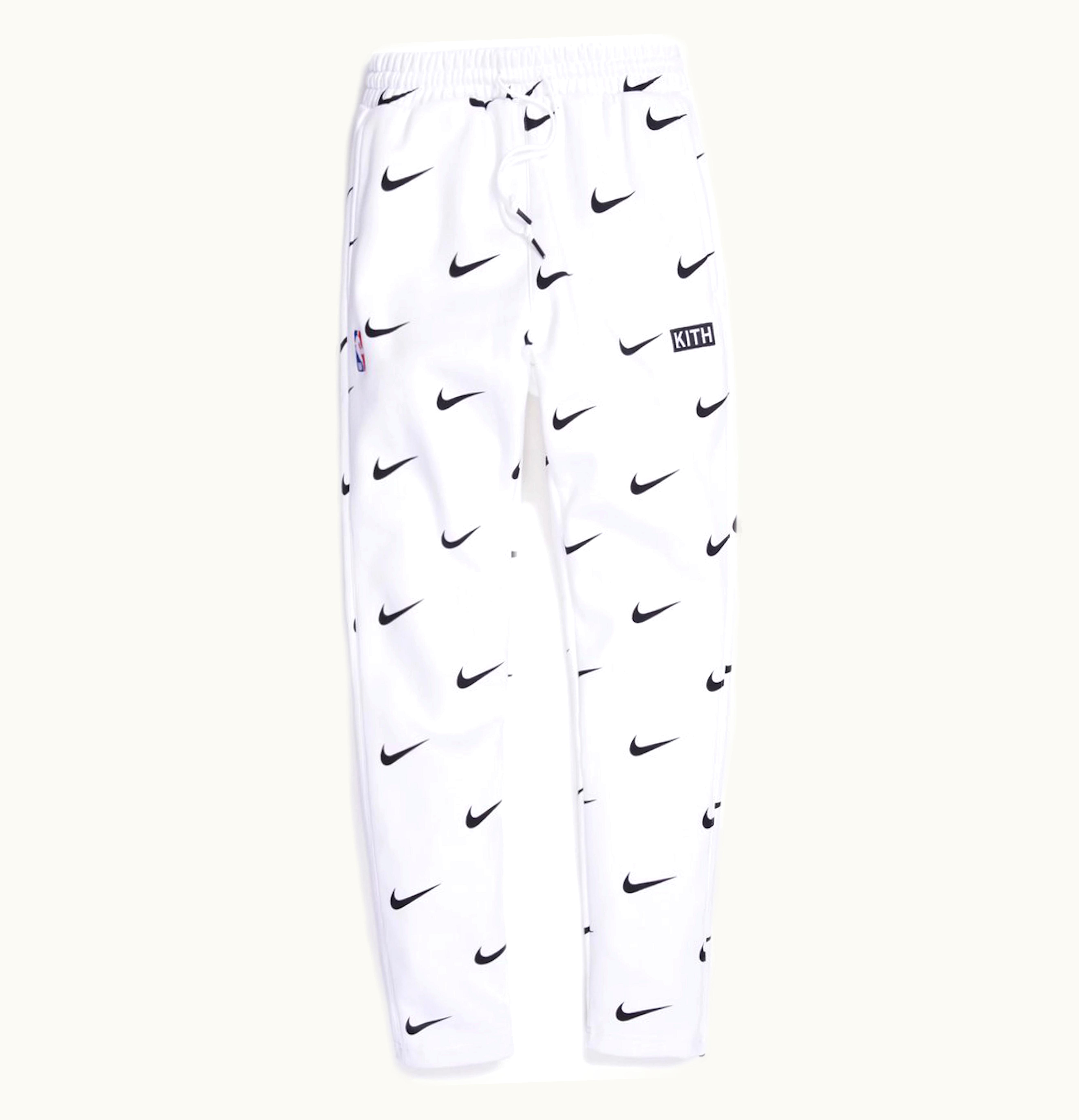 Kith Kith Nike For New York Knicks Aop Fleece Pant White