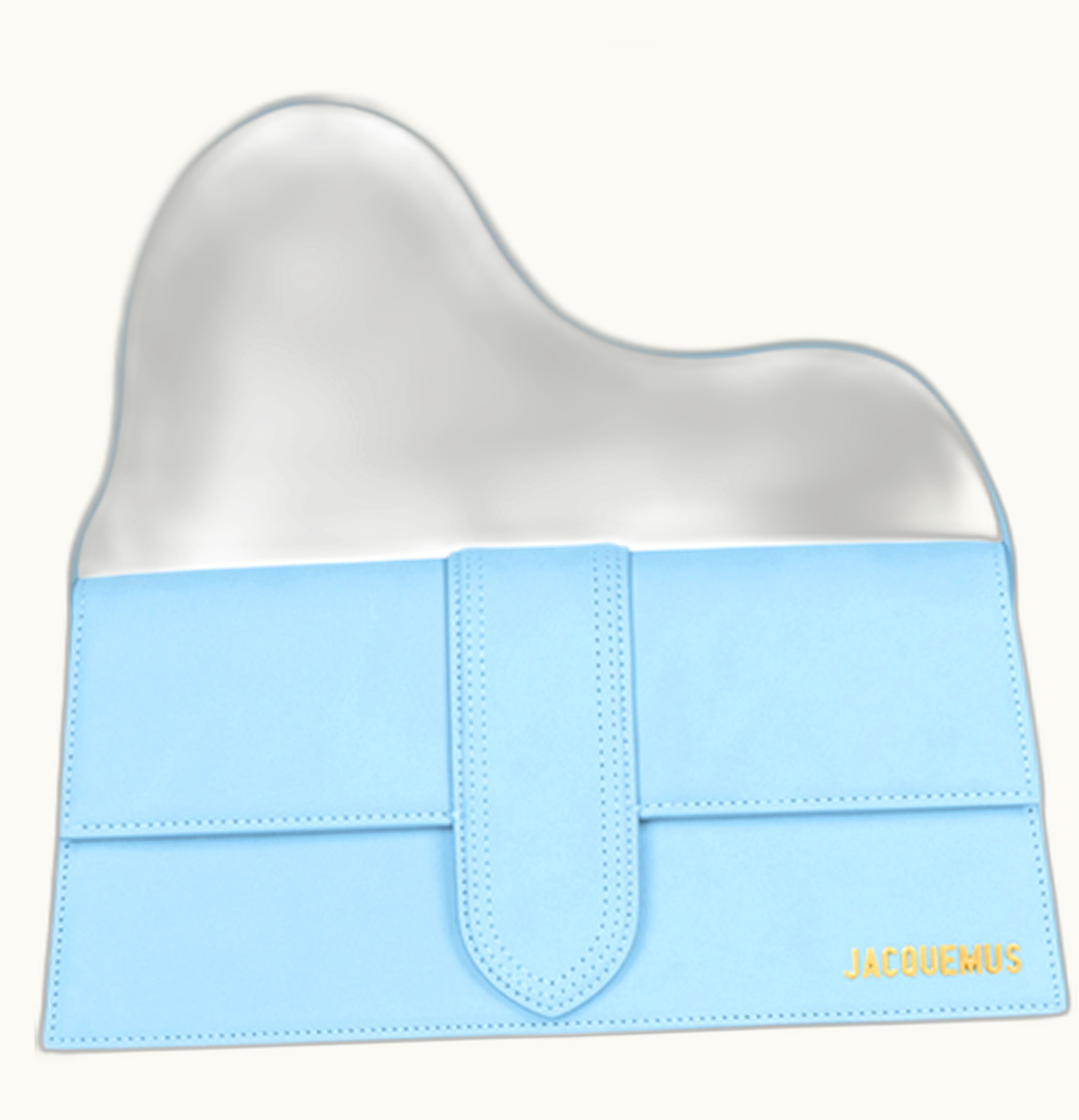 Jacquemus Jacquemus Le Bambino Long Flap Shoulder Bag Light Blue